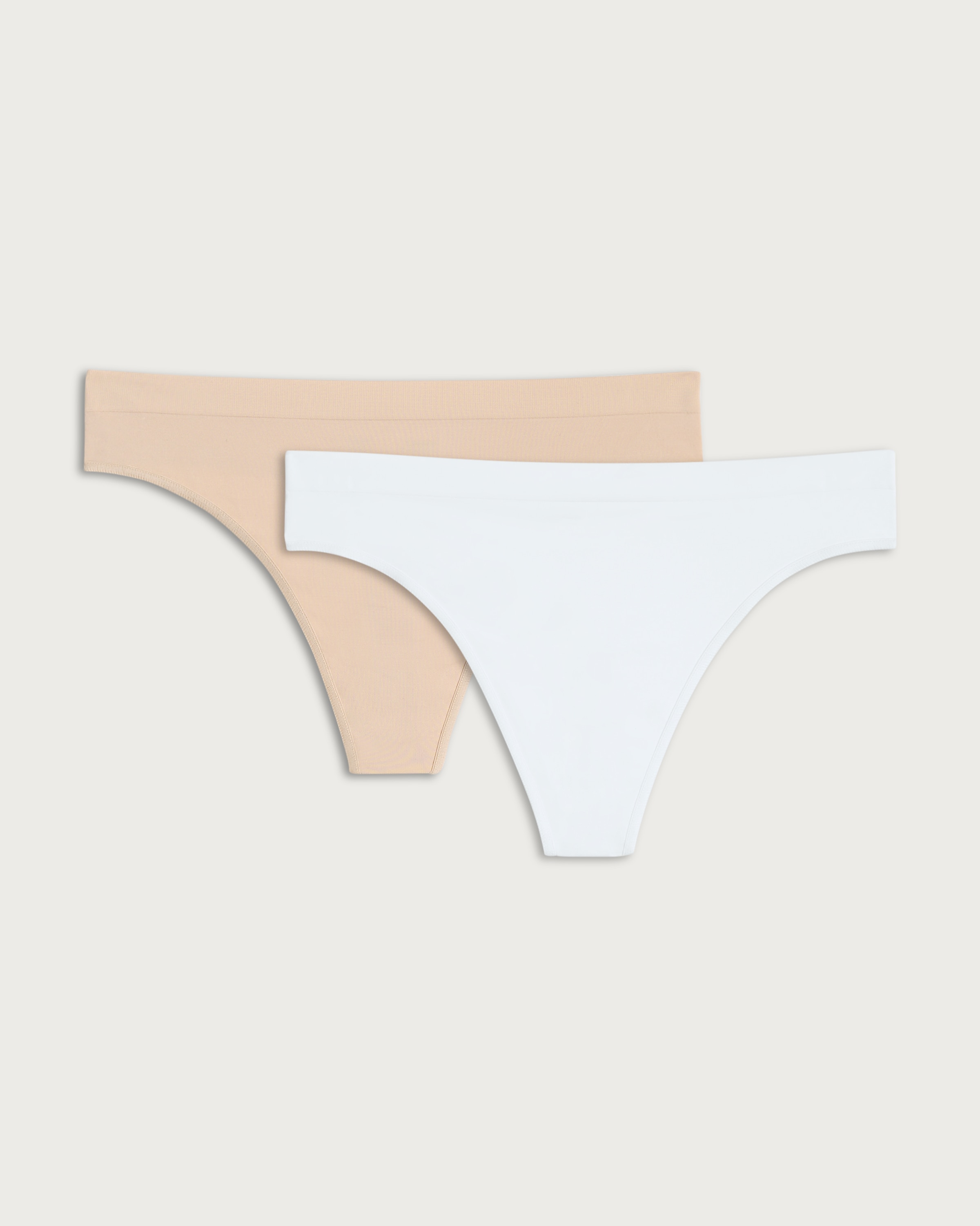 F&F 2-Pack Contour Seamfree Thongs in Multi thumbnail 4