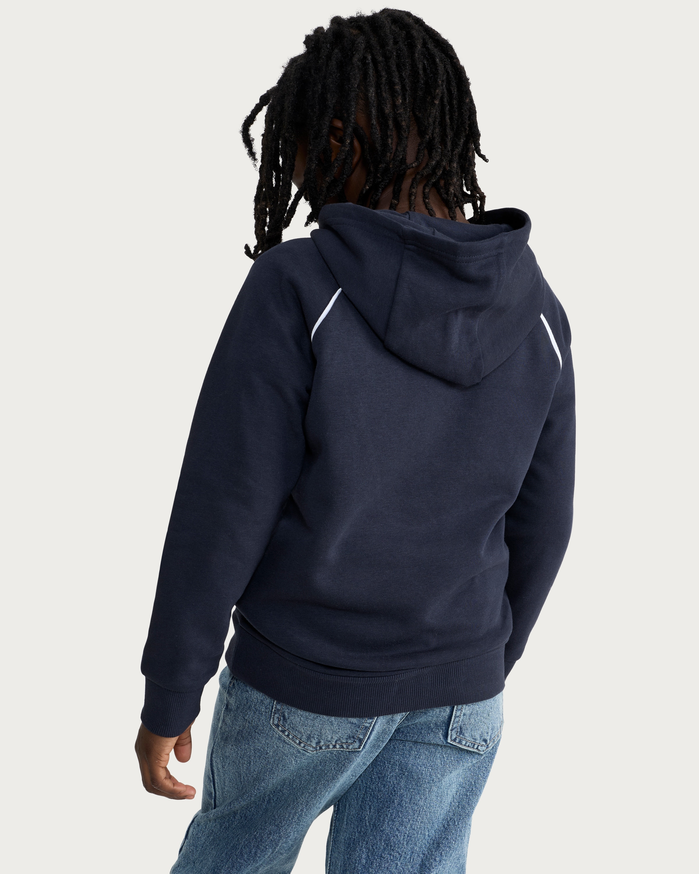 Tottenham Hotspur Spurs Cotton Rich Hoodie in Navy thumbnail 3