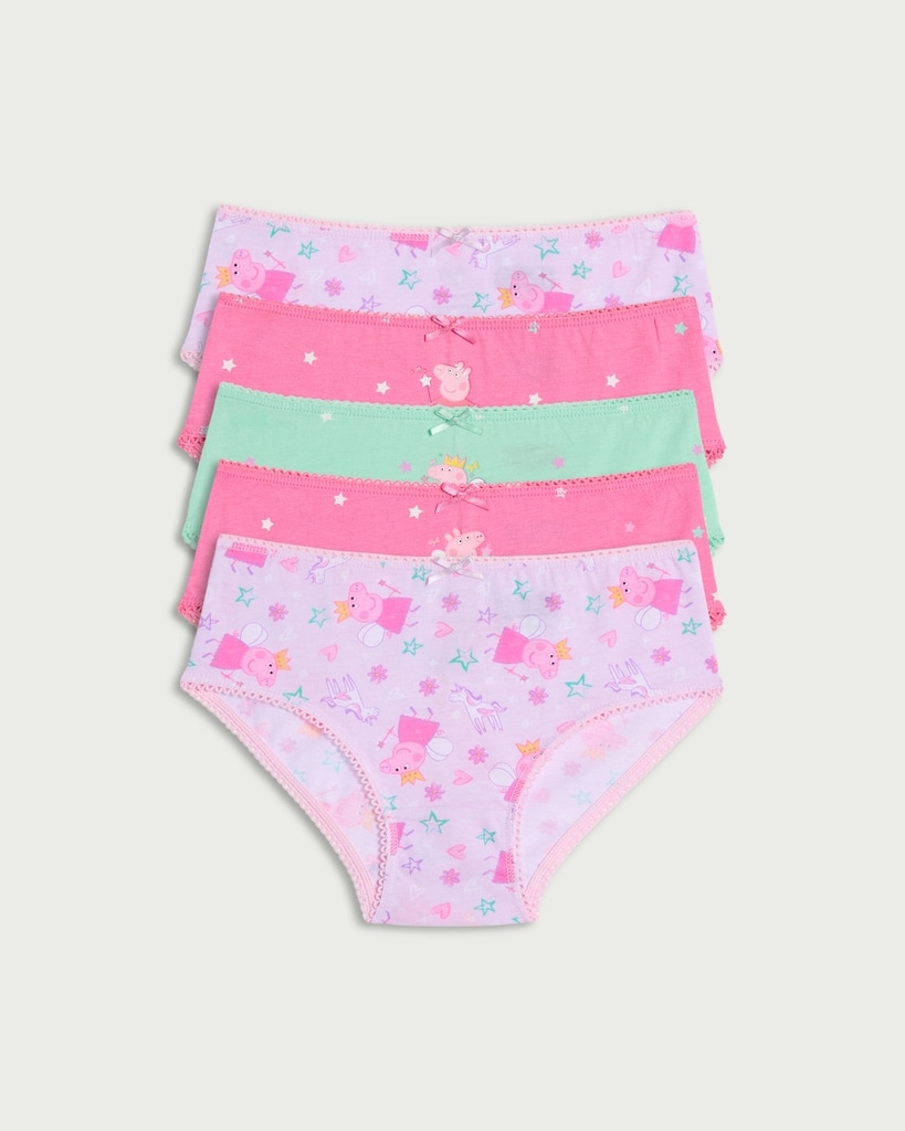 Peppa Pig 5-Pack Pure Cotton Briefs in Multi