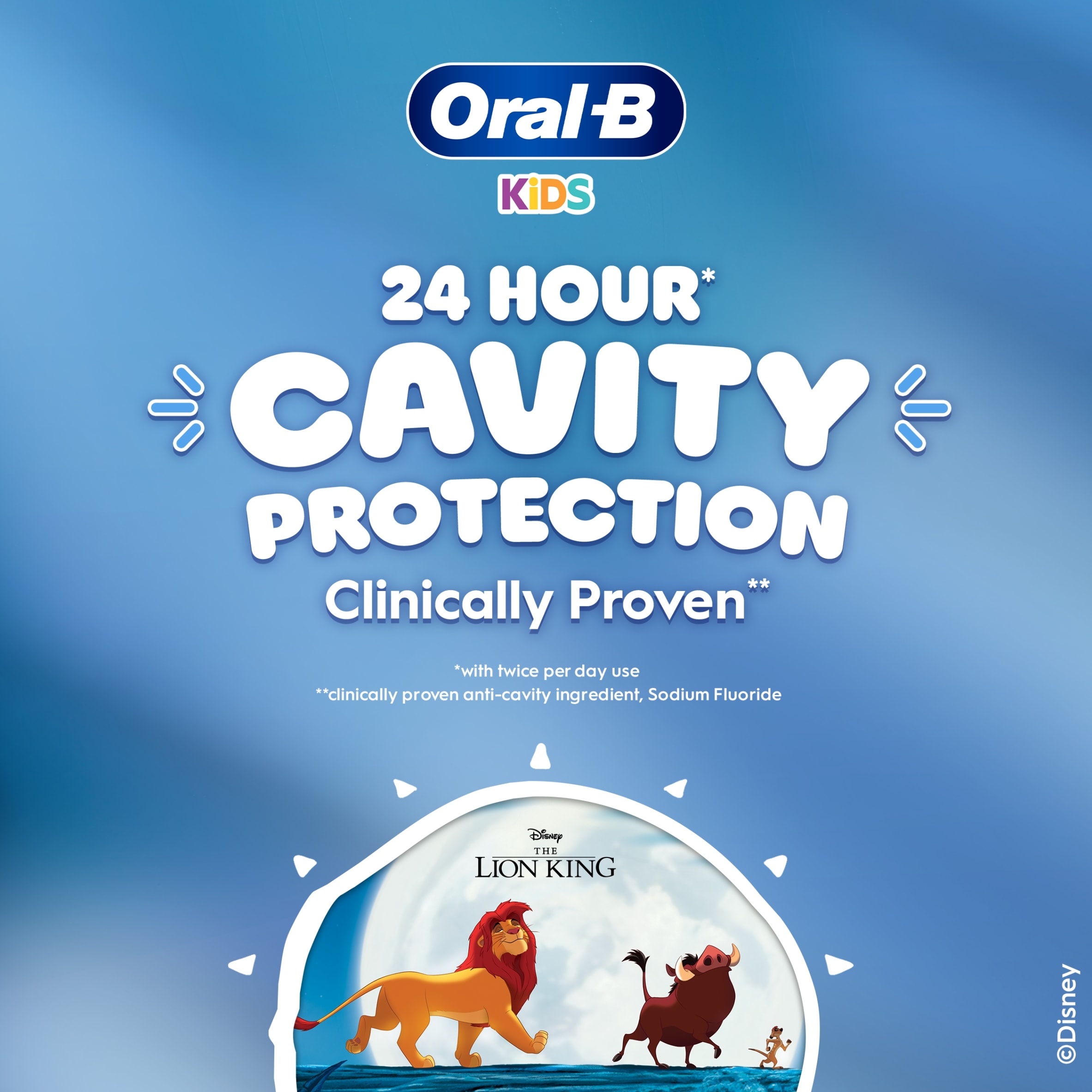 Oral-B Kids Lion King Toothpaste Mild Flavour 6+ 60ml thumbnail 4