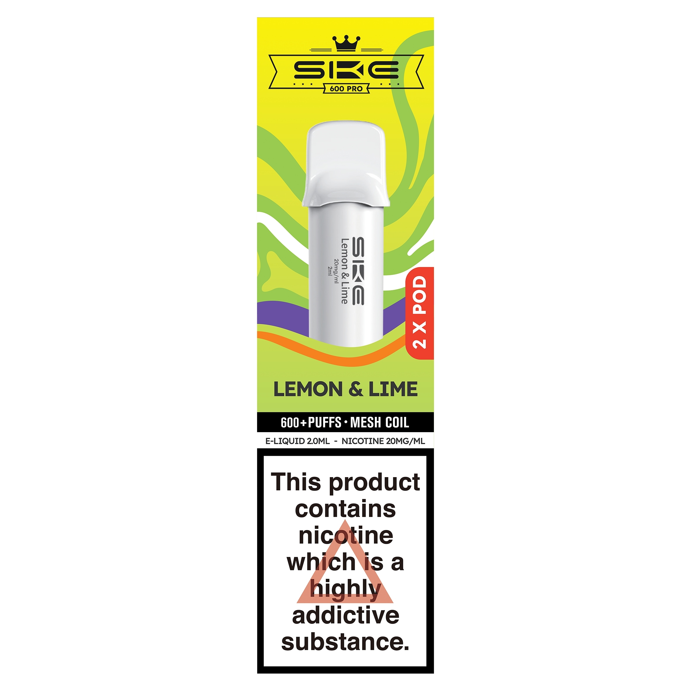 SKE 600 Pro 2 Lemon & Lime Pod