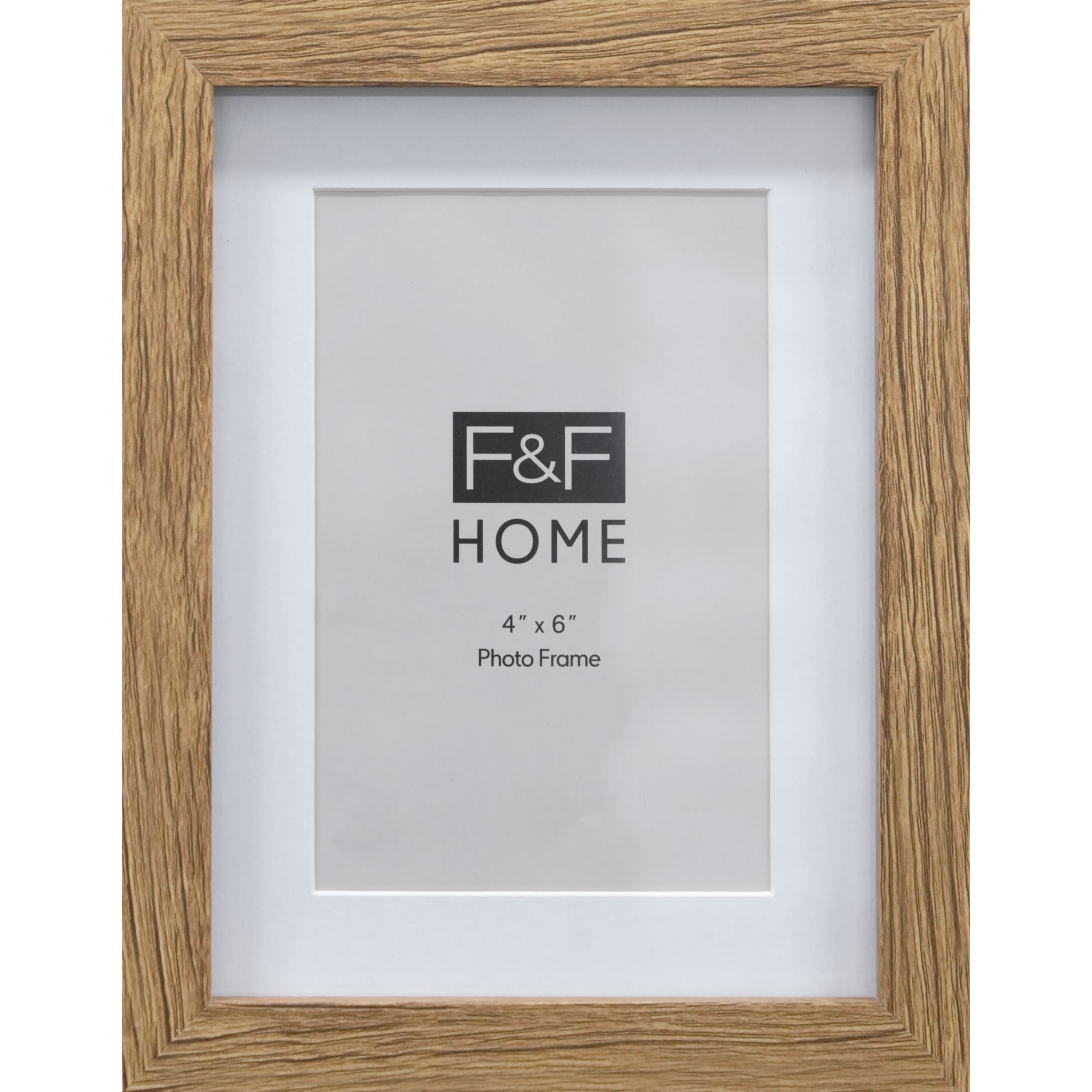 F&F Home Mango Wood 4x6 Frame