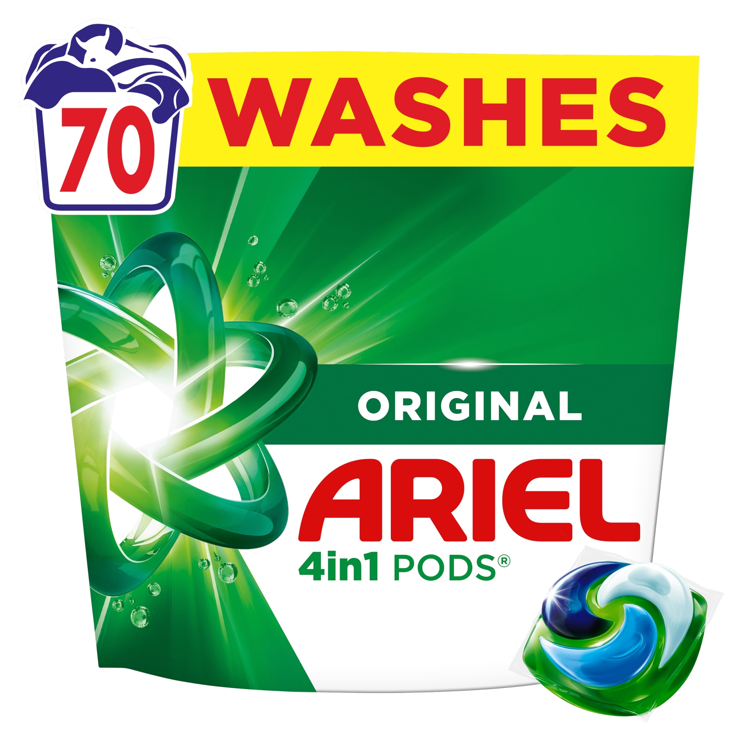 Ariel Original Washing Pods 70 Washes 1218g