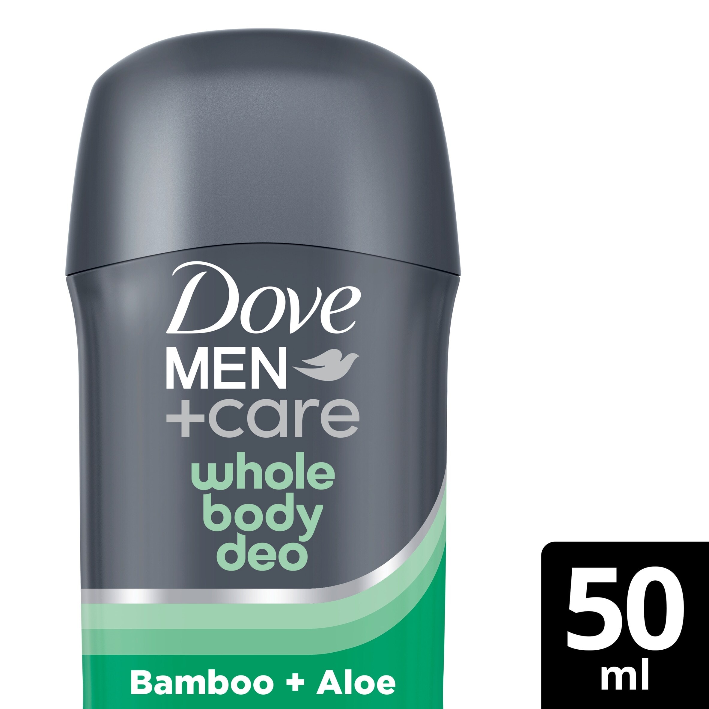 Dove Men+Care Bamboo & Aloe 48h Whole Body Deodorant Stick Odour Control 50ml