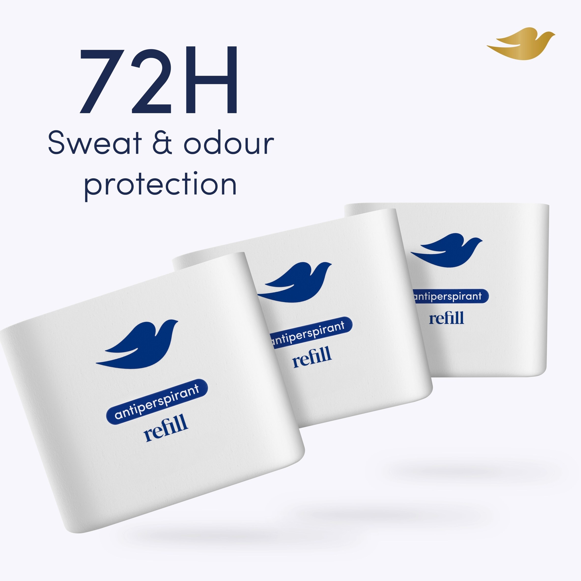 Dove No01 Original 72h Anti-perspirant Refillable Deodorant Kit 35ml thumbnail 3