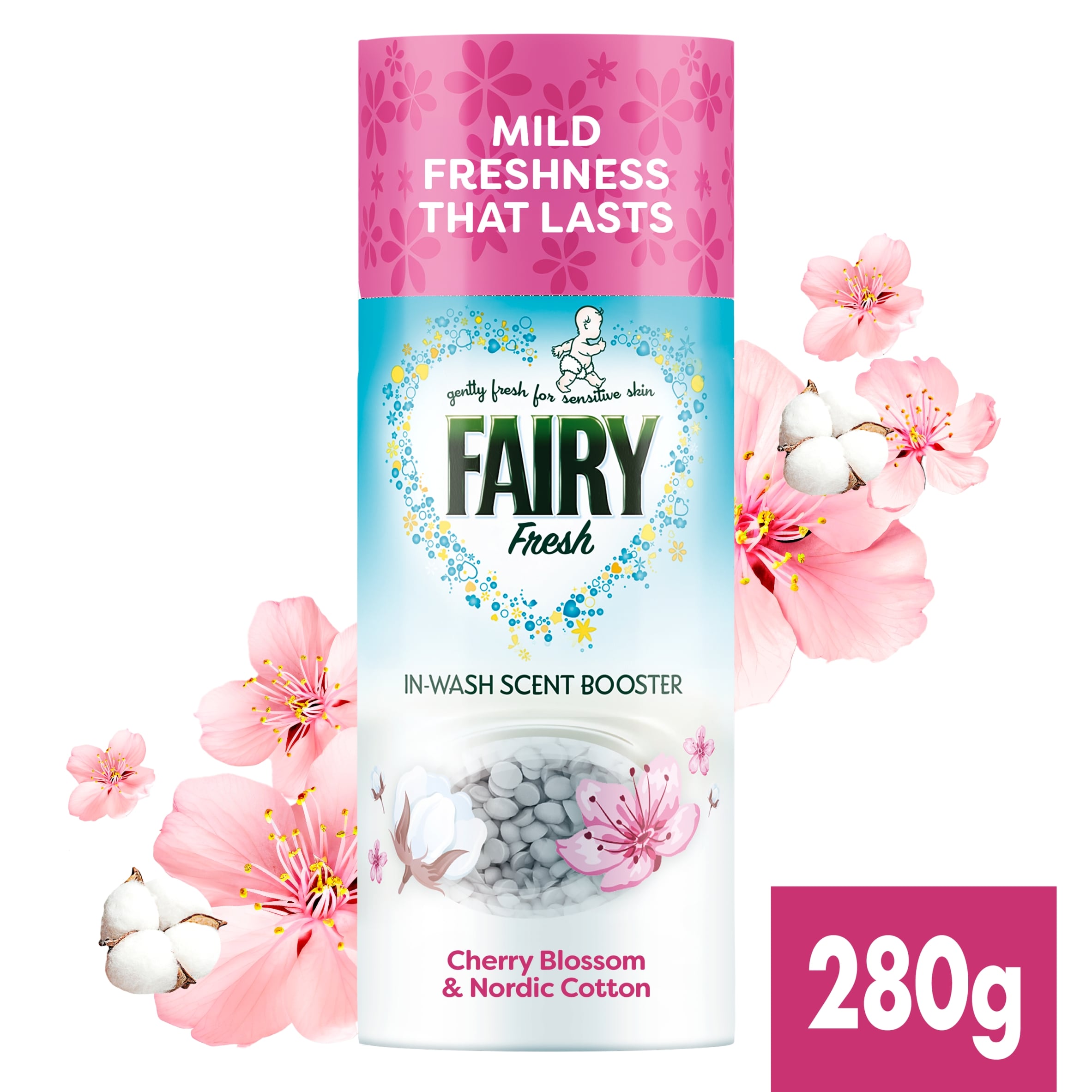 Fairy In-Wash Scent Booster Nordic Cotton 280g