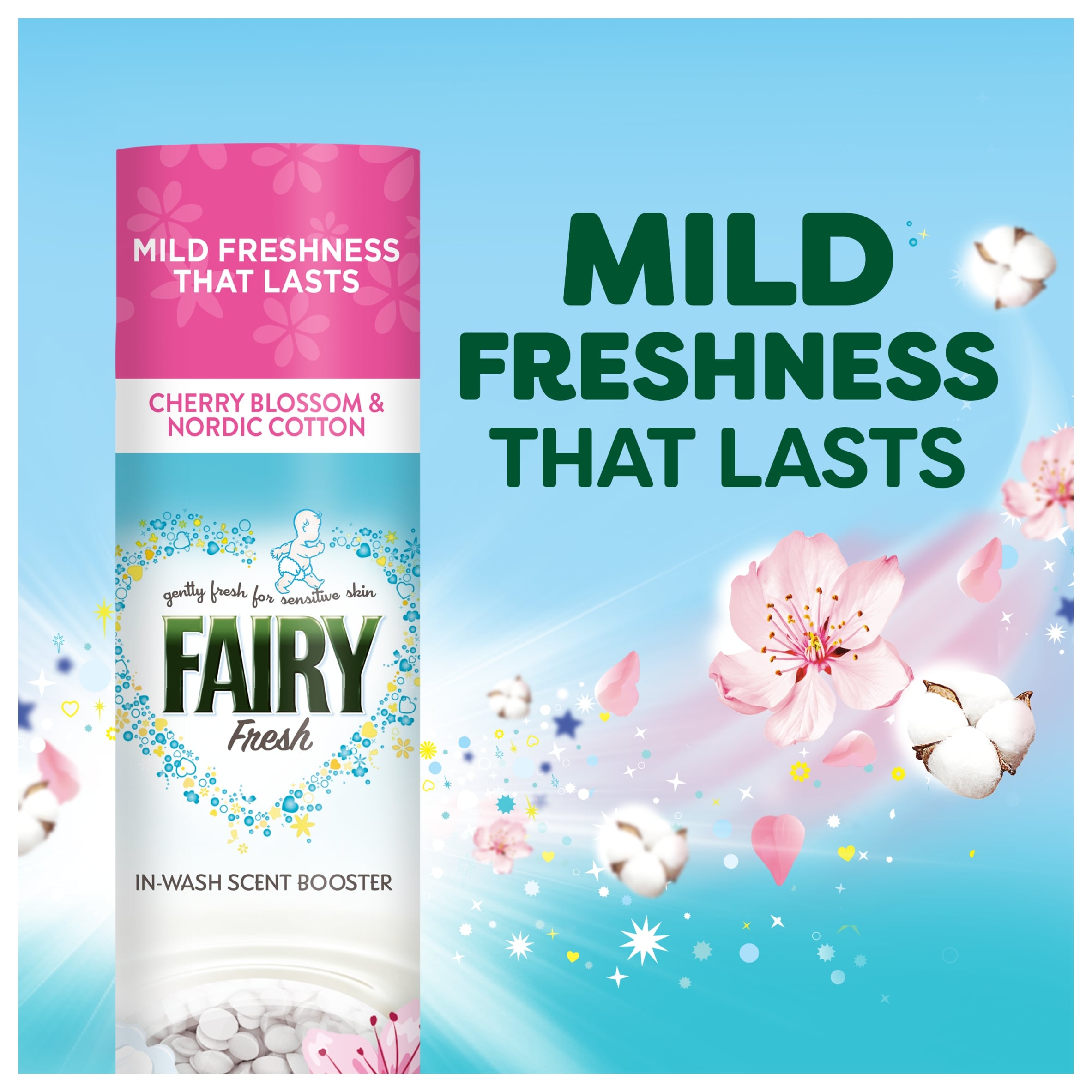 Fairy In-Wash Scent Booster Nordic Cotton 280g thumbnail 4