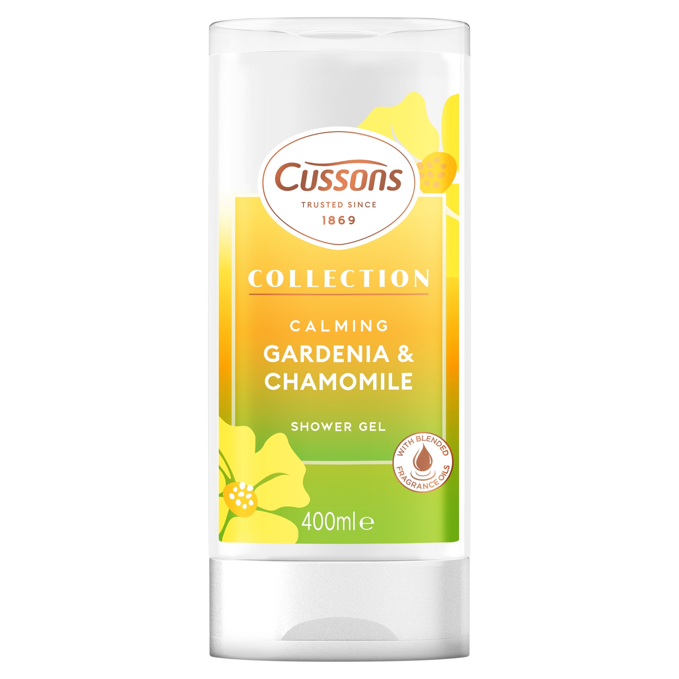 CUSSONS COLLECTION BODY WASH GARDENIA & CHAMOMILE 400ML