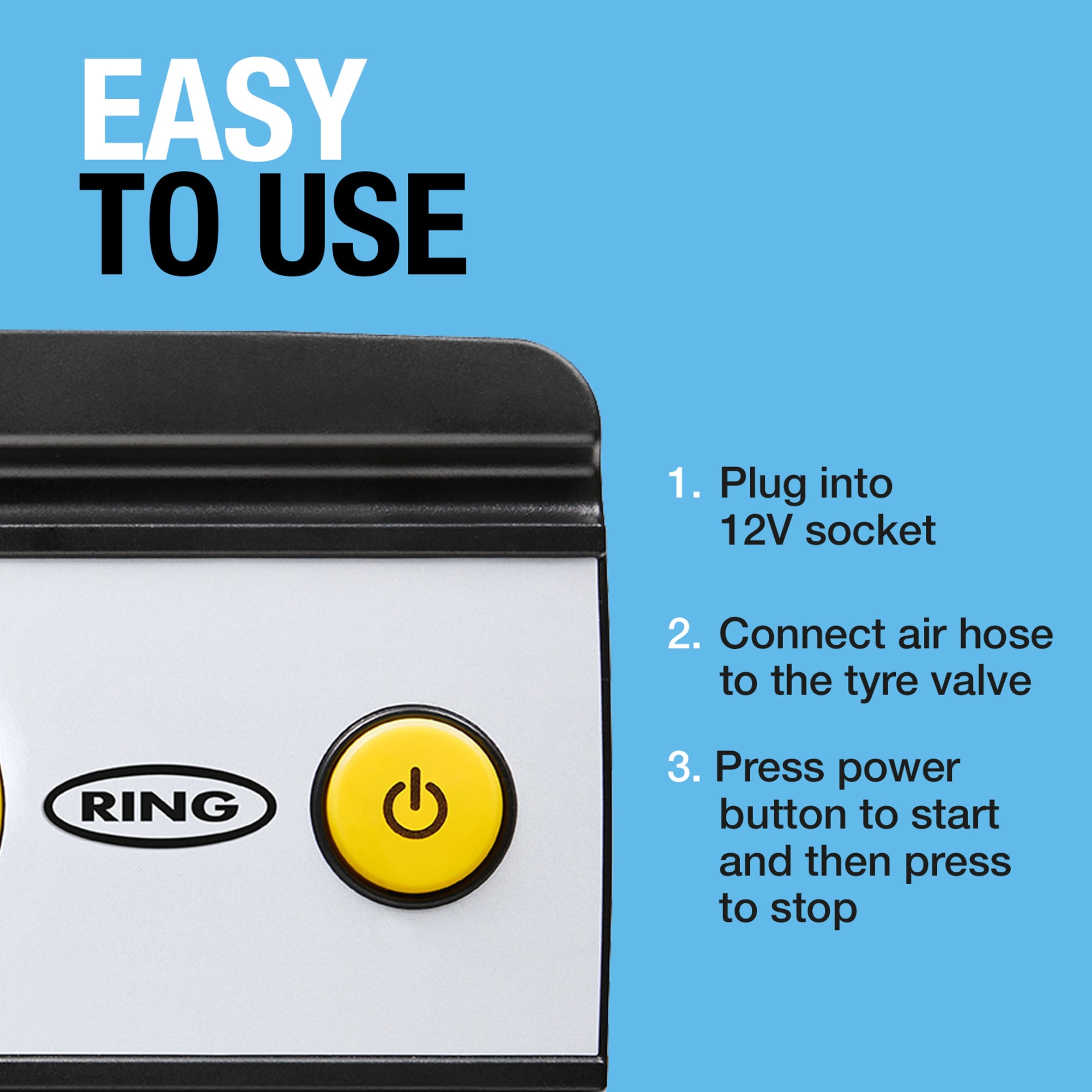 RING TYREINFLATE 20 Digital Tyre Inflator thumbnail 3