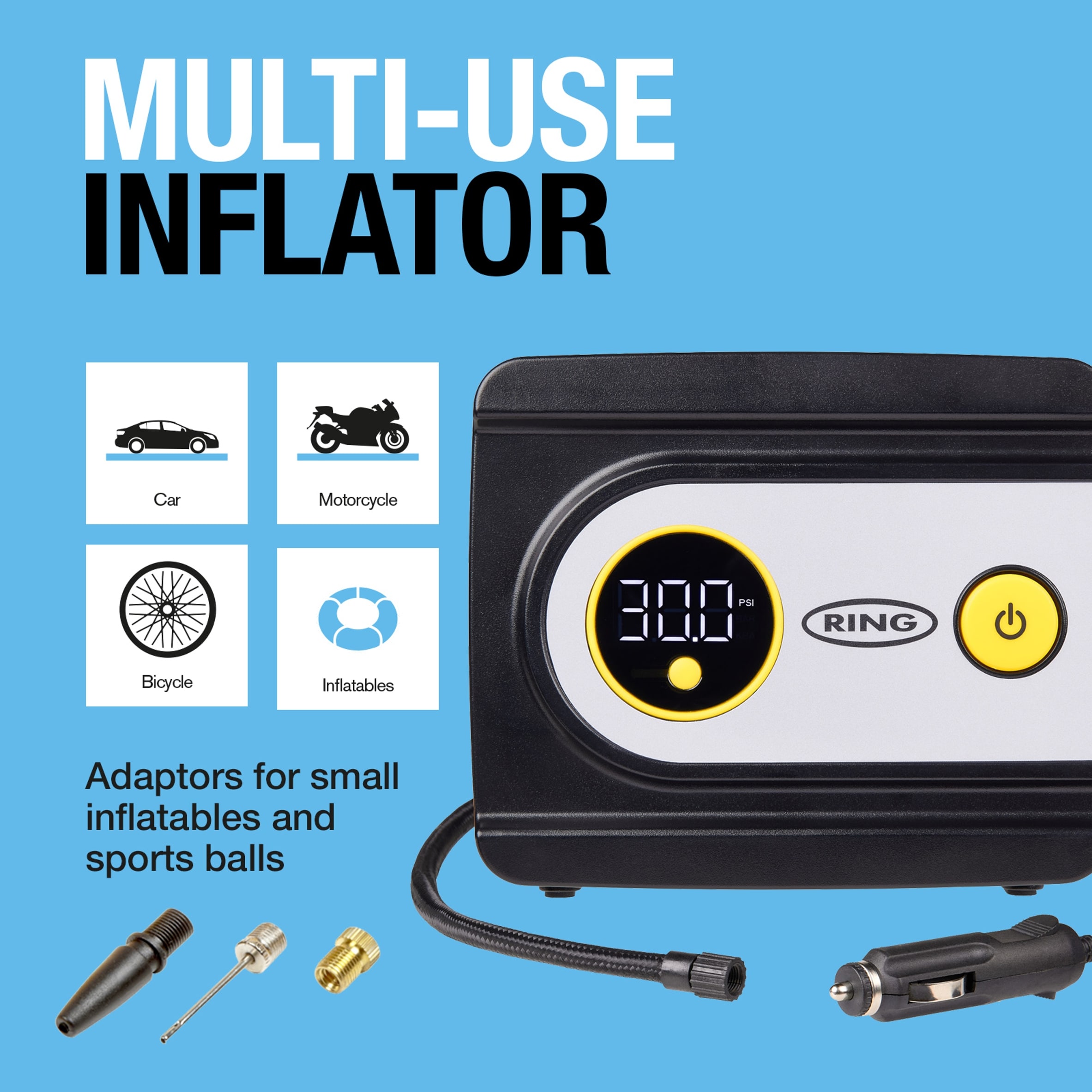 RING TYREINFLATE 20 Digital Tyre Inflator thumbnail 5