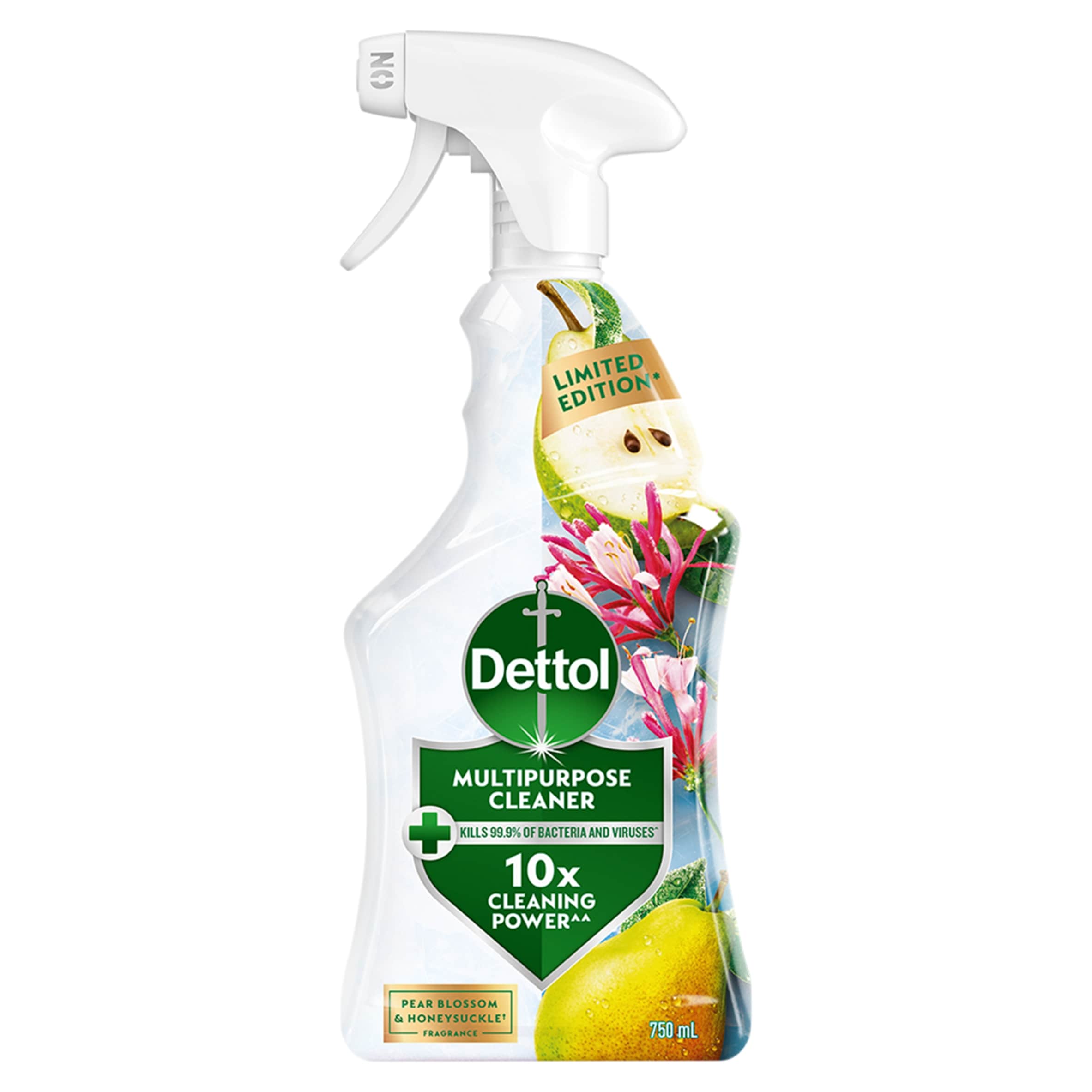 Dettol Antibacterial Multi Purpose Cleaning Spray Pear Blossom & Honeysuckle Limited Edition 750ml