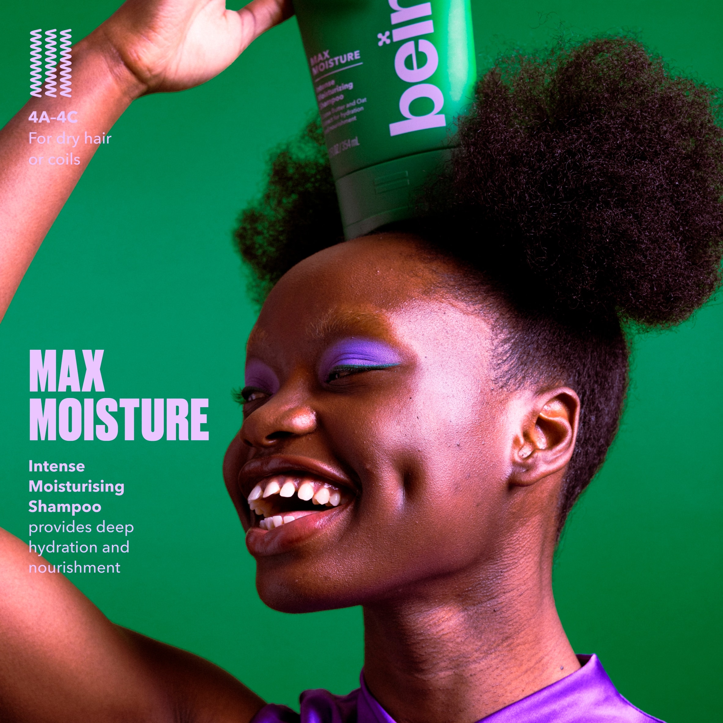 BEING SHAMPOO  Max Moisture 354ML thumbnail 3