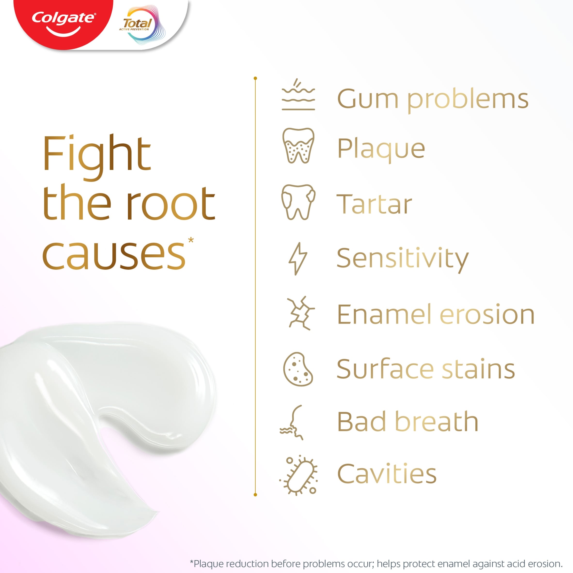 Colgate Total Active Prevention+ Decay + Erosion Defence Toothpaste 75ml thumbnail 4