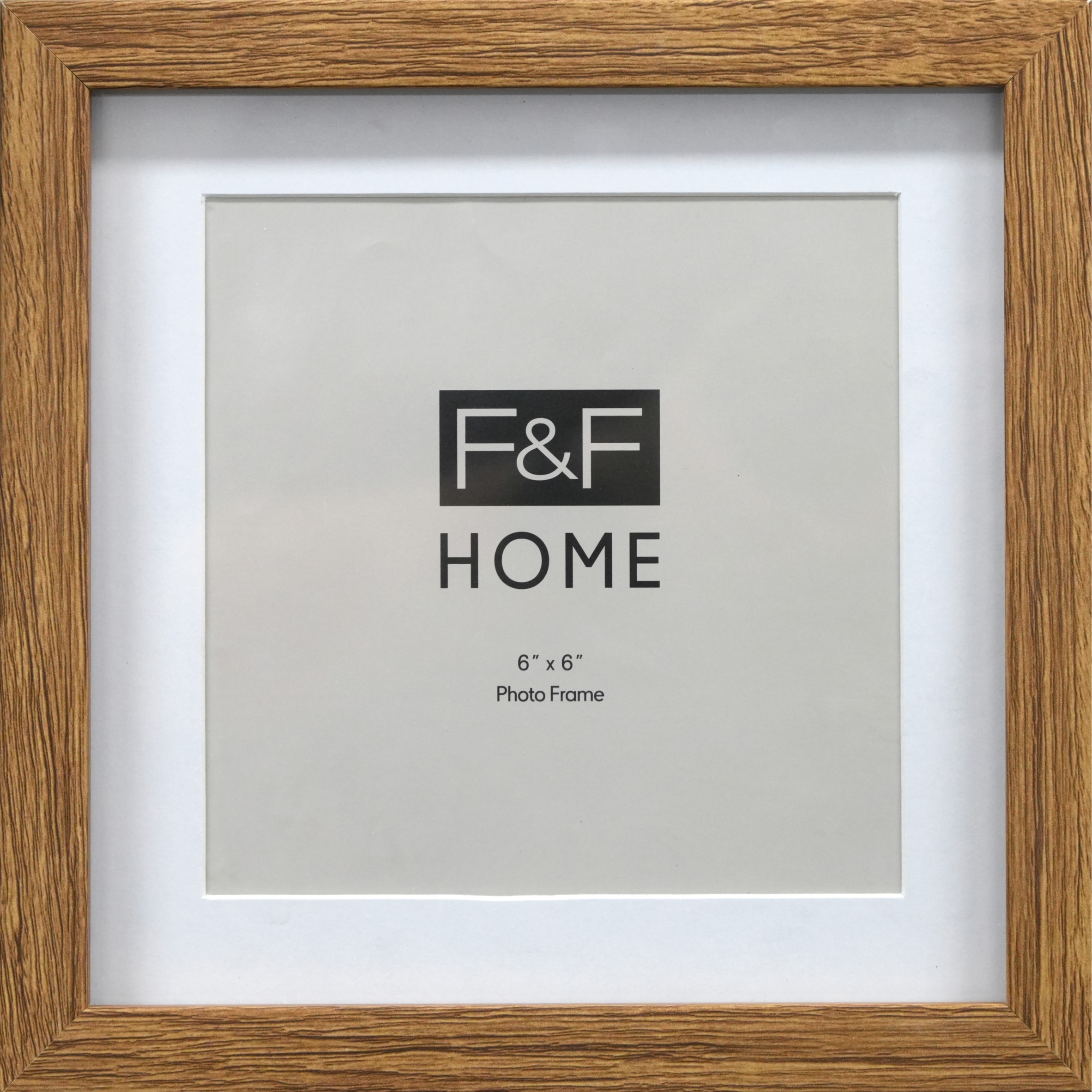 F&F Home Mango Wood 6x6 Frame