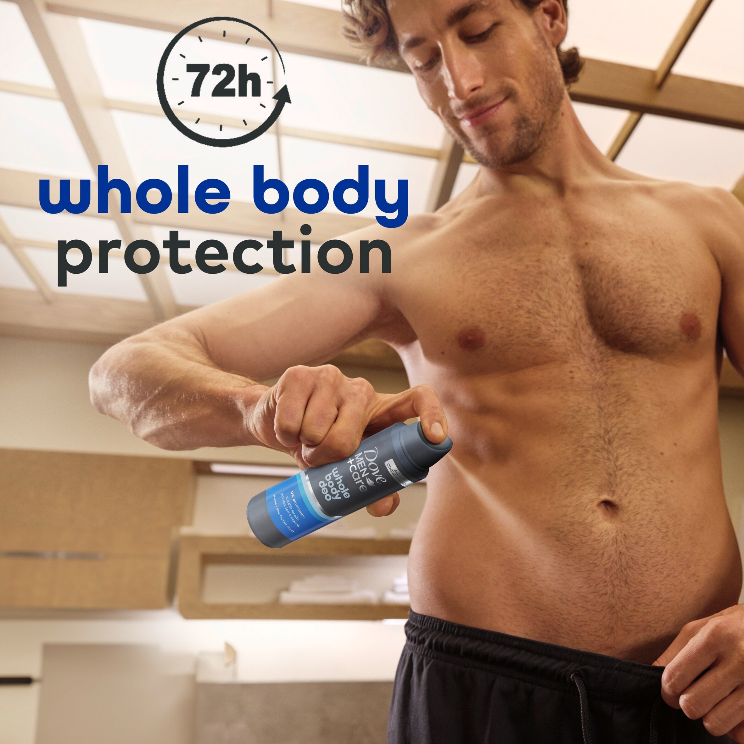Dove Men+Care Marine & Blue Cypress​ 48h Whole Body Deodorant Spray 150ml thumbnail 4