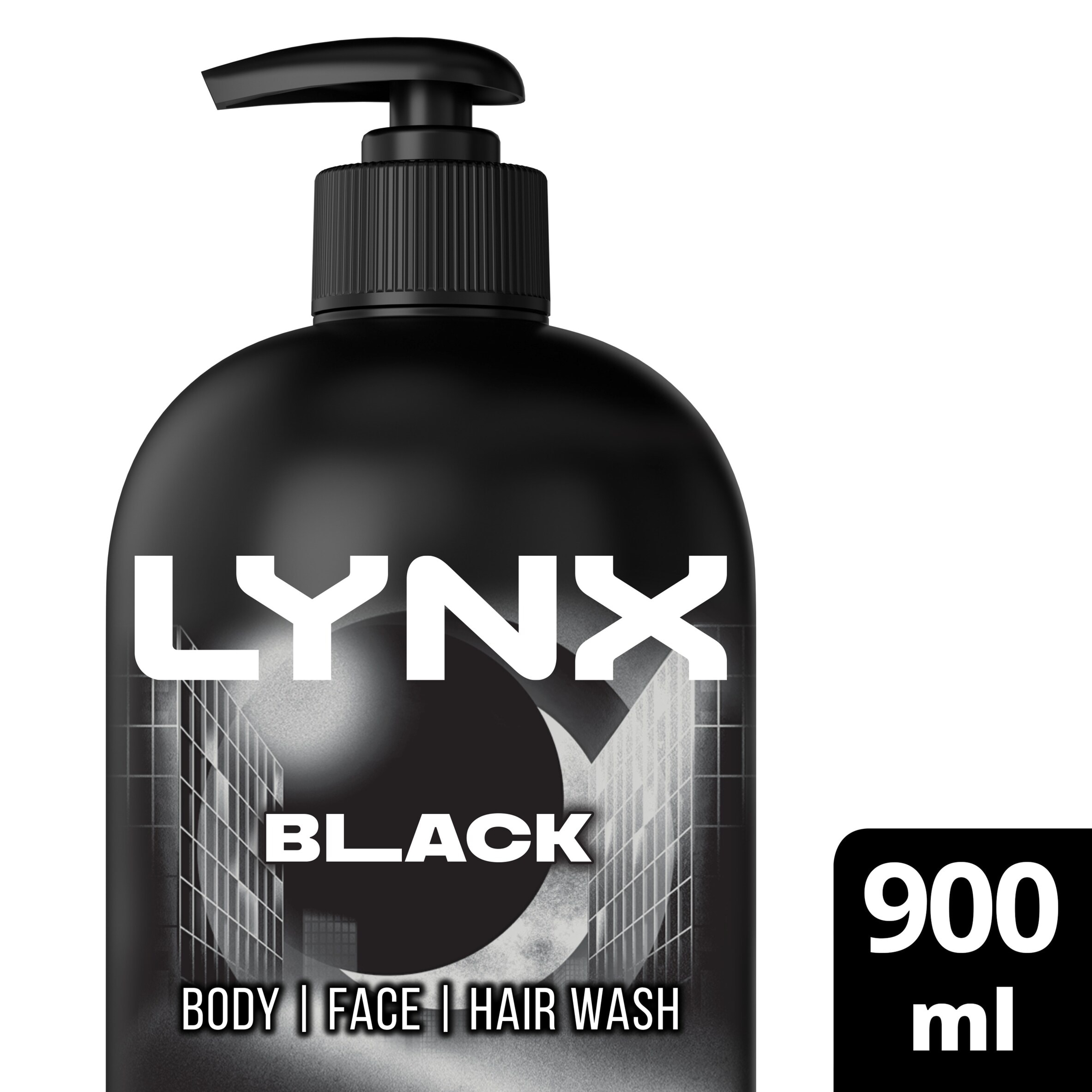 Lynx Men Black Body Wash Shower Gel 900ml