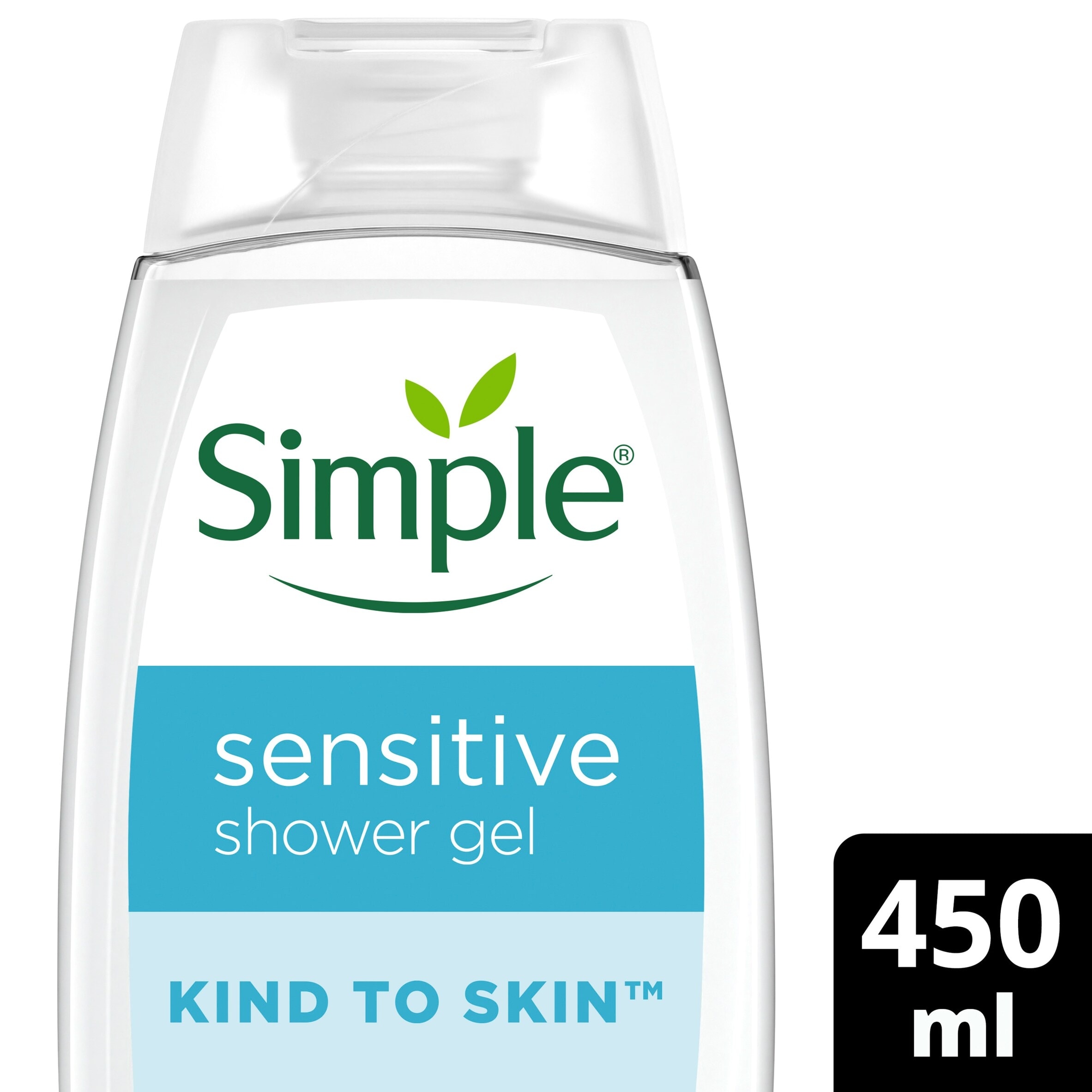 Simple Kind to Skin Sensitive Shower Gel Body Wash 450ml