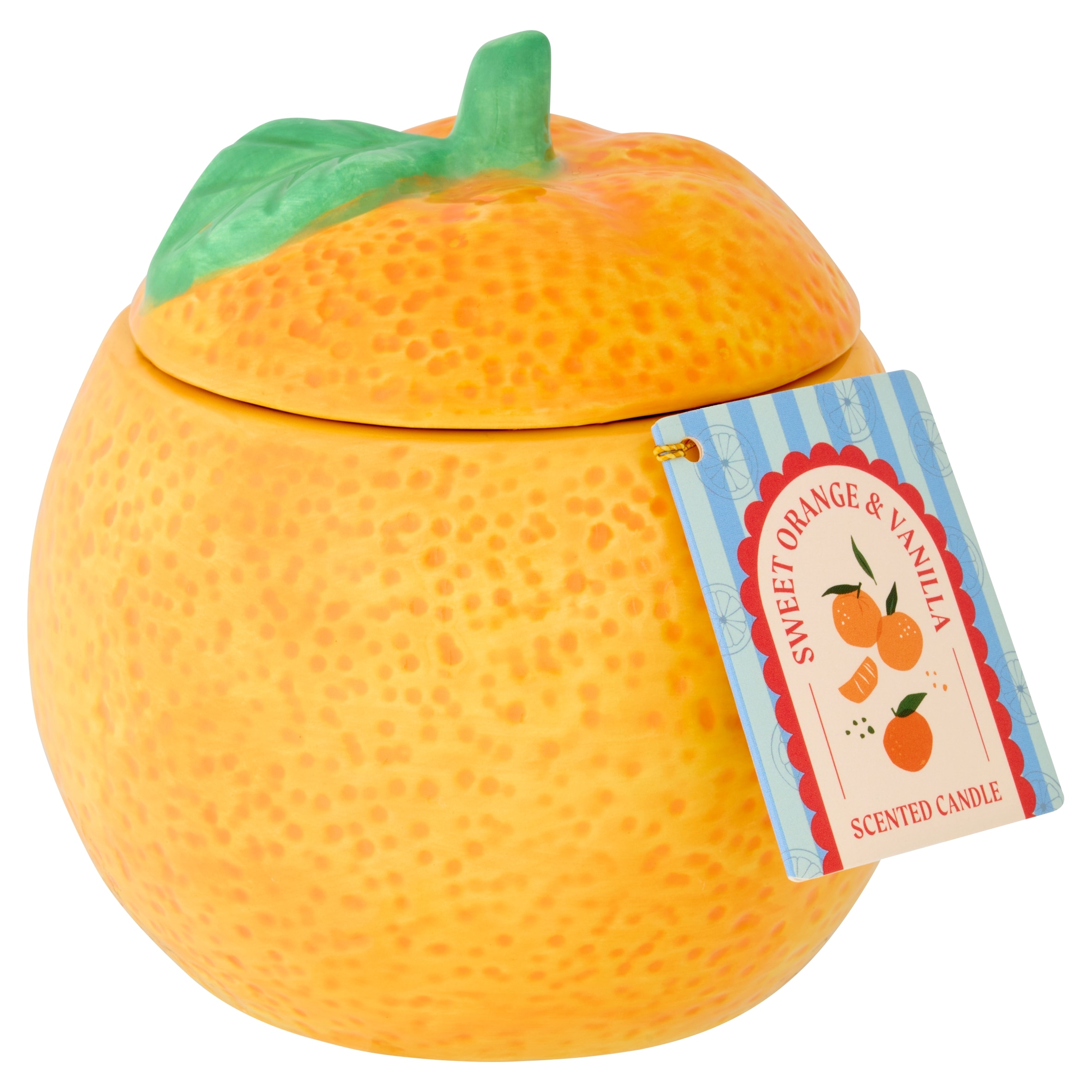 F&F Home Orange Ceramic Candle 300g