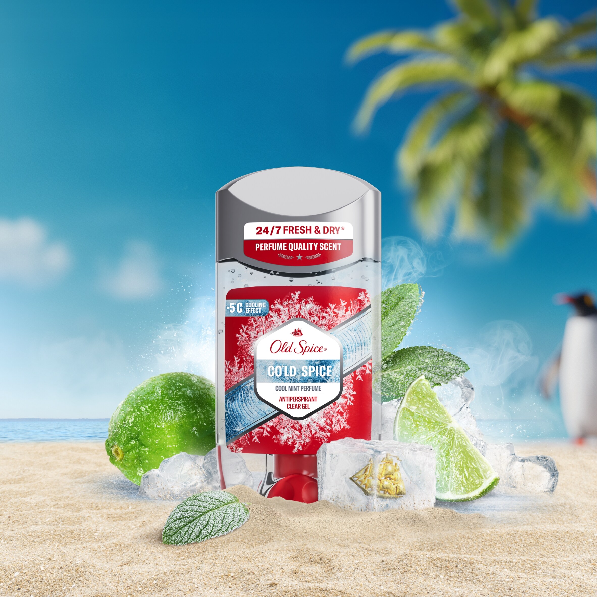 Old Spice Cold Spice cold mint perfume Anti-Perspirant Clear Gel 70ml thumbnail 2