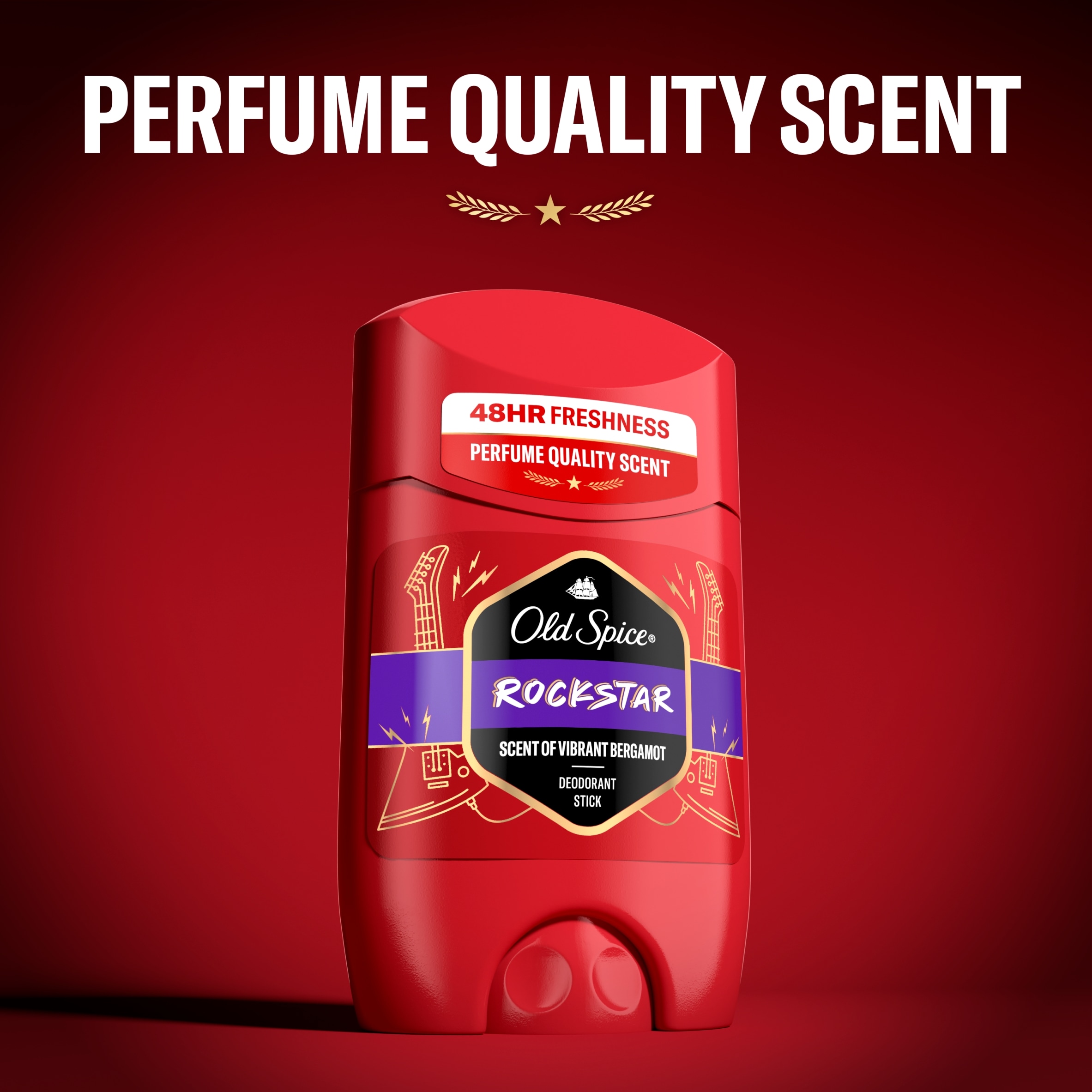 Old Spice Rockstar Deodorant Stick Scent of Vibrant Bergamot 50ml thumbnail 3