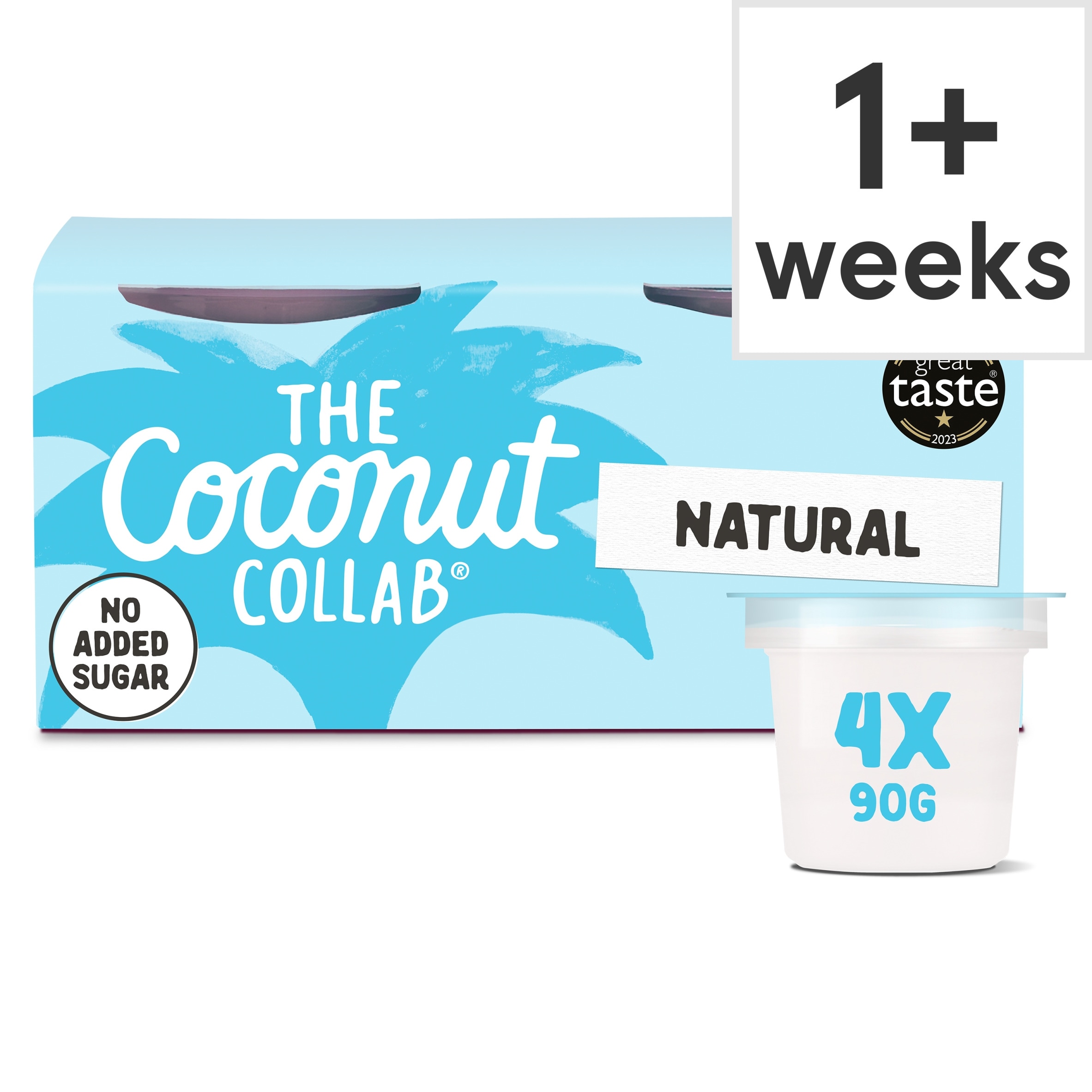 The Coconut Collab Natural Coconut Yoghurt 4x90g - £2.95 | Grocefully