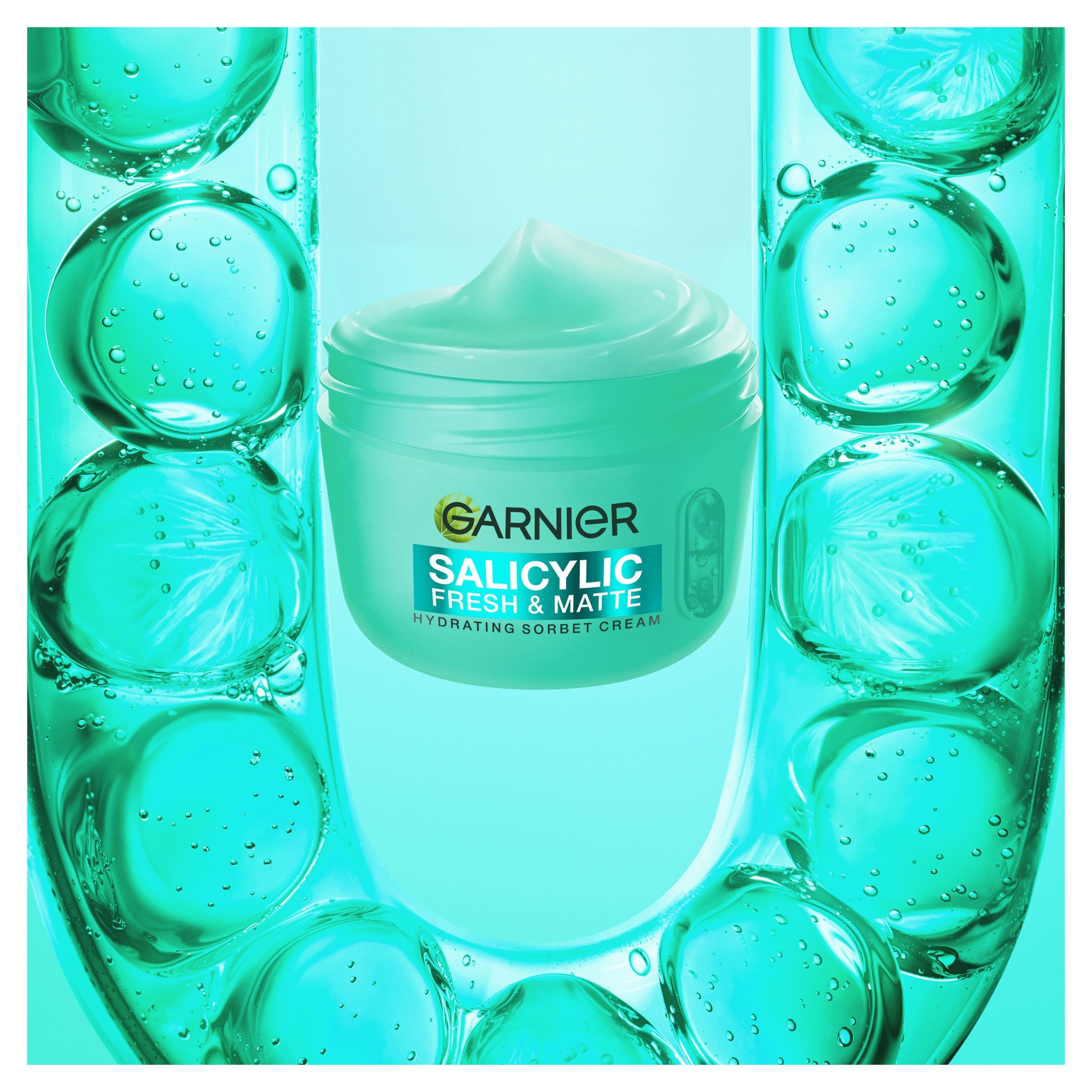 Garnier Salycilic Fresh & Matte Sorbet Cream 85ml thumbnail 3