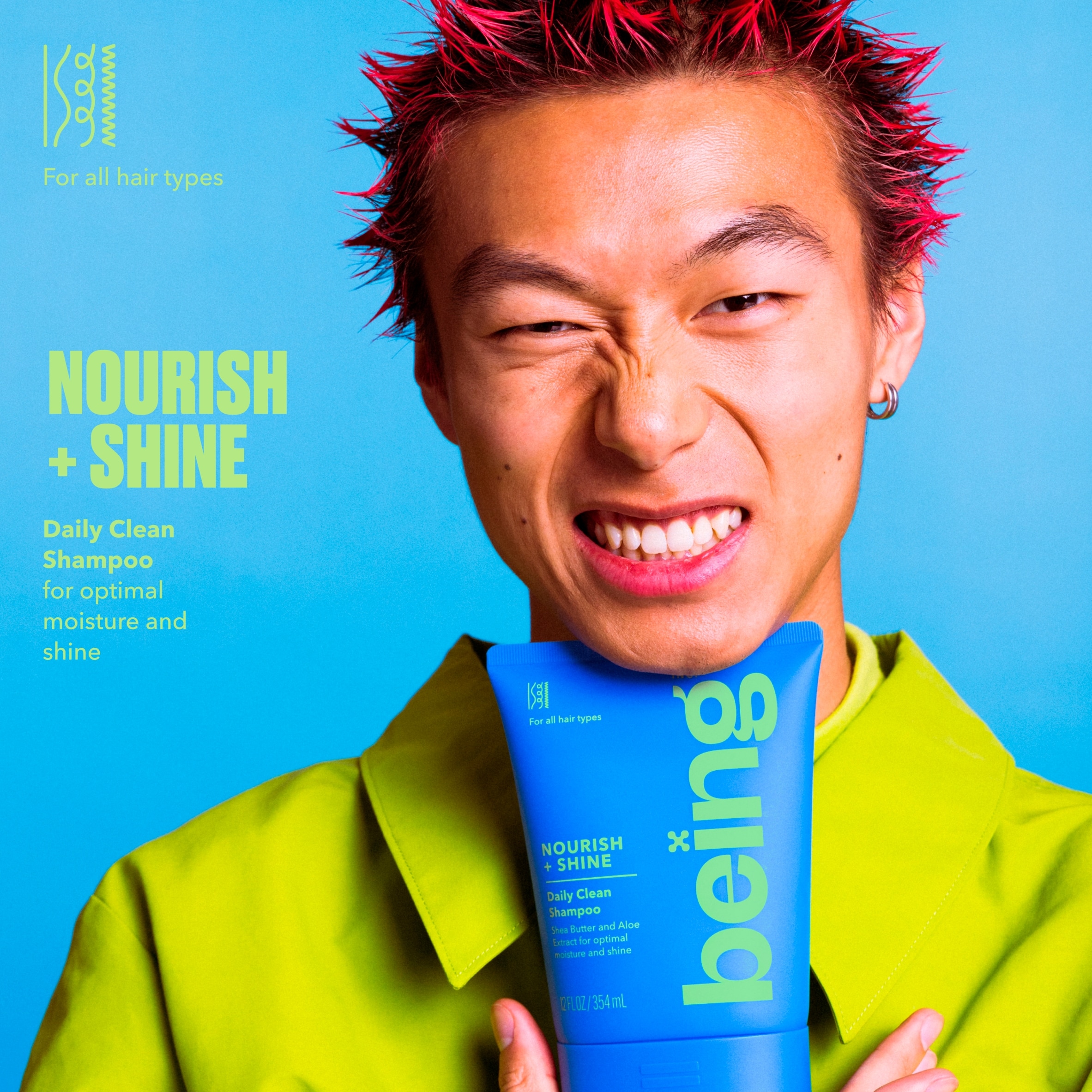 BEING SHAMPOO Nourish Shine 354ML thumbnail 3