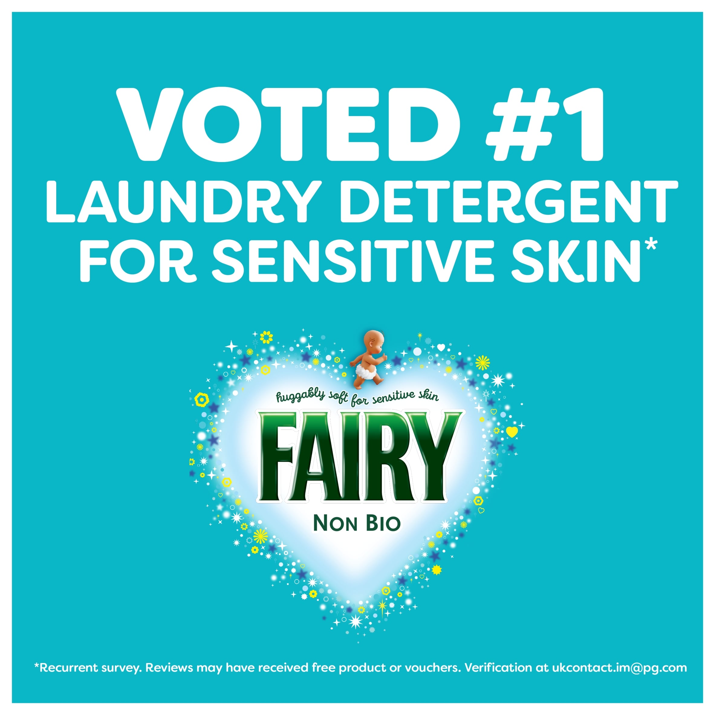 Fairy Non Bio Washing Powder 44 Washes 2200g thumbnail 3