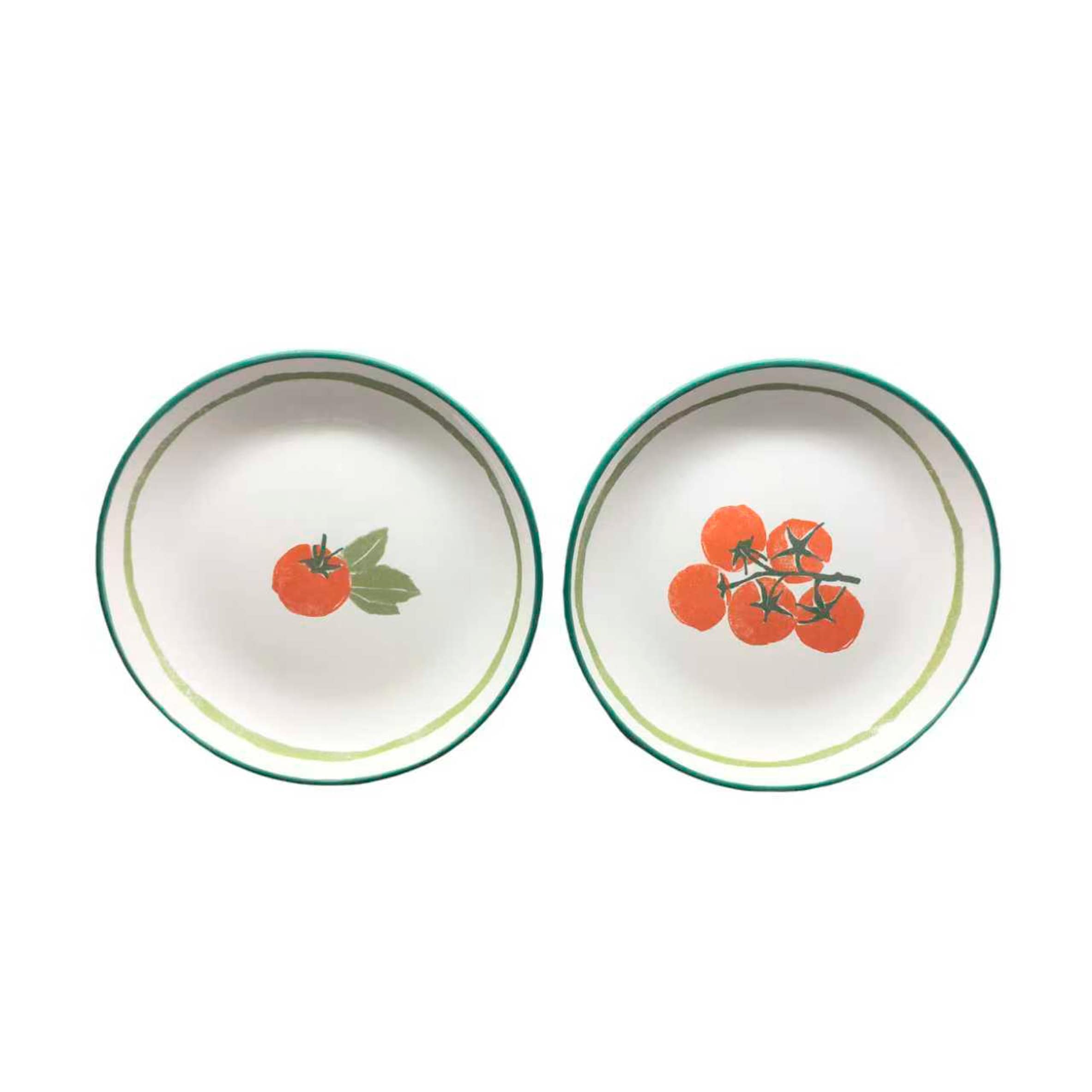F&F Home Tomato Side Plates 2 Pack