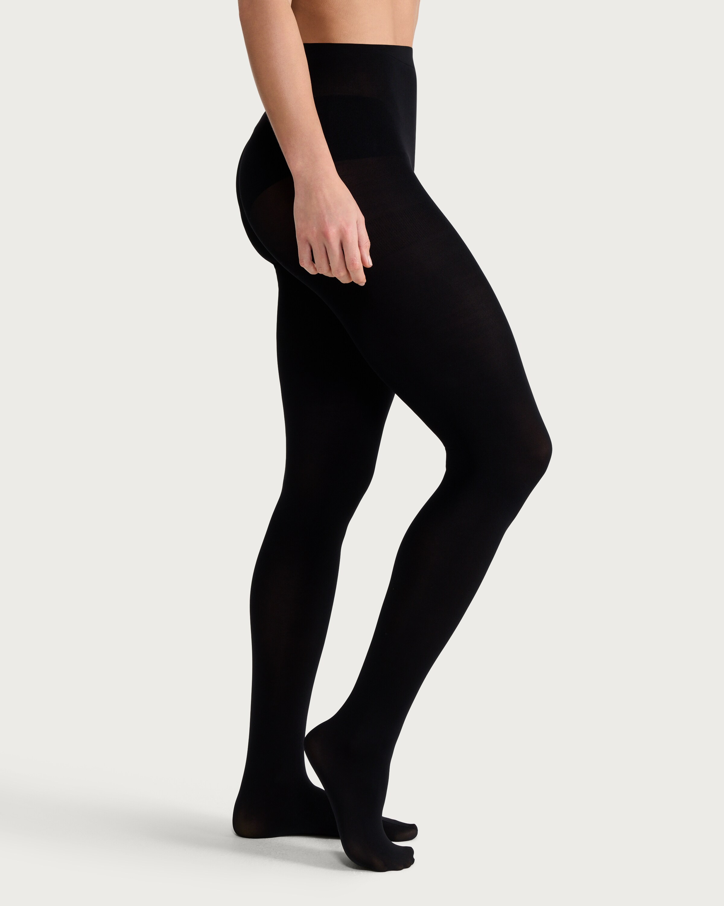 F&F 2-Pack 80 Denier Luxury Opaque Tights in Black