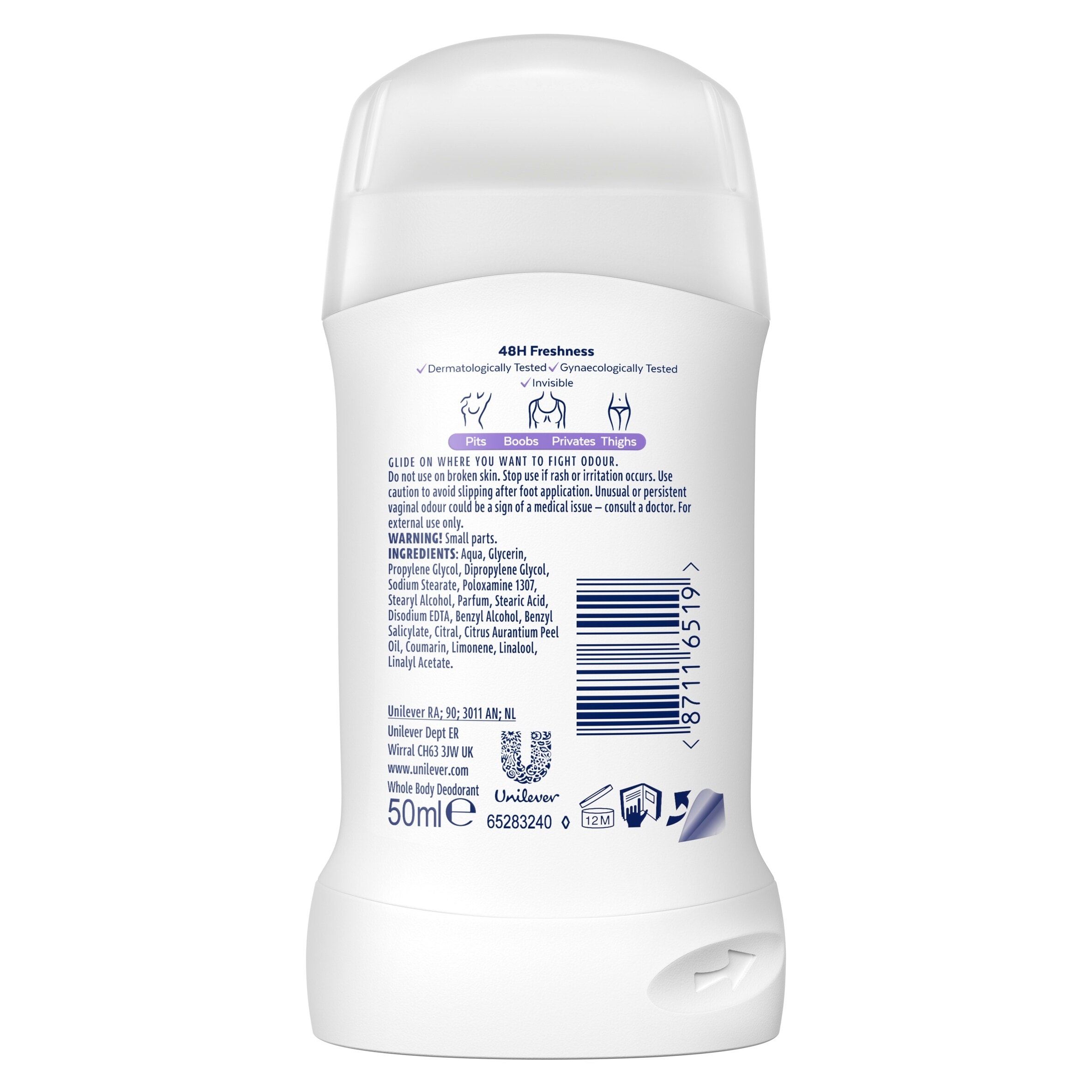 Sure Women Rio Coconut 48h Whole Body Deodorant Odour Control Stick 50ml thumbnail 2