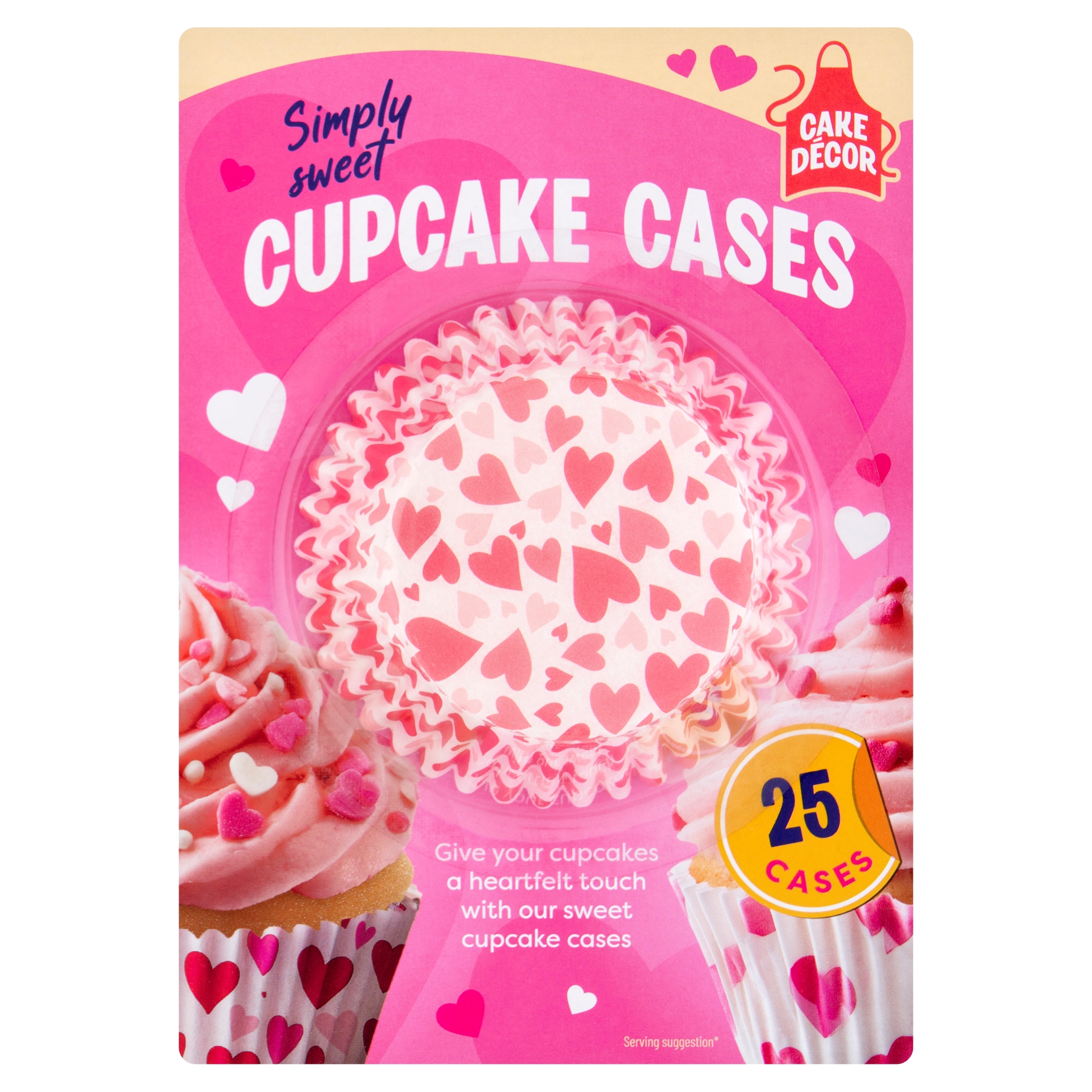 Cake Decor Cupcake 25 Cases 