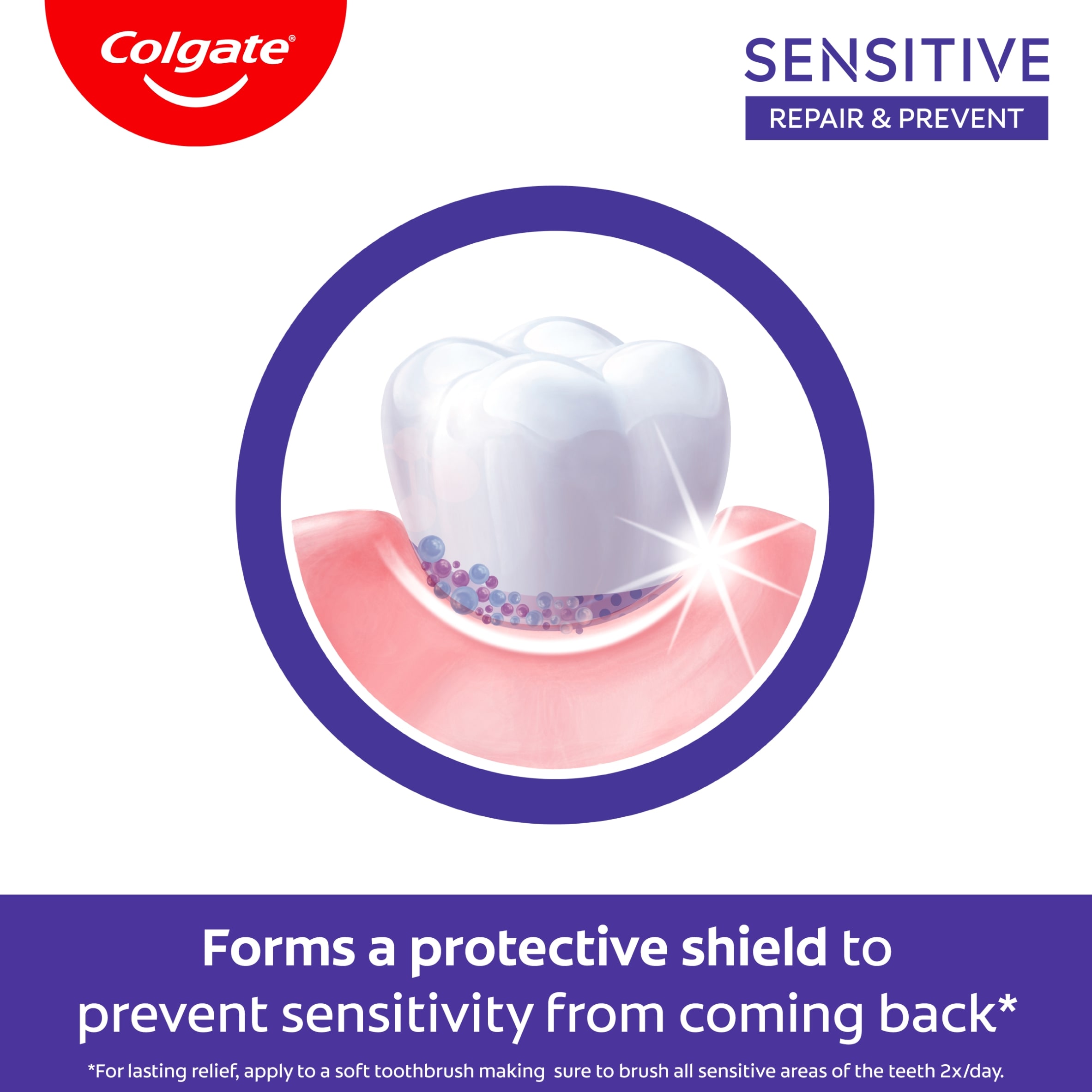 Colgate Sensitive Repair & Prevent + Gentle Whitening Toothpaste 75ml thumbnail 5