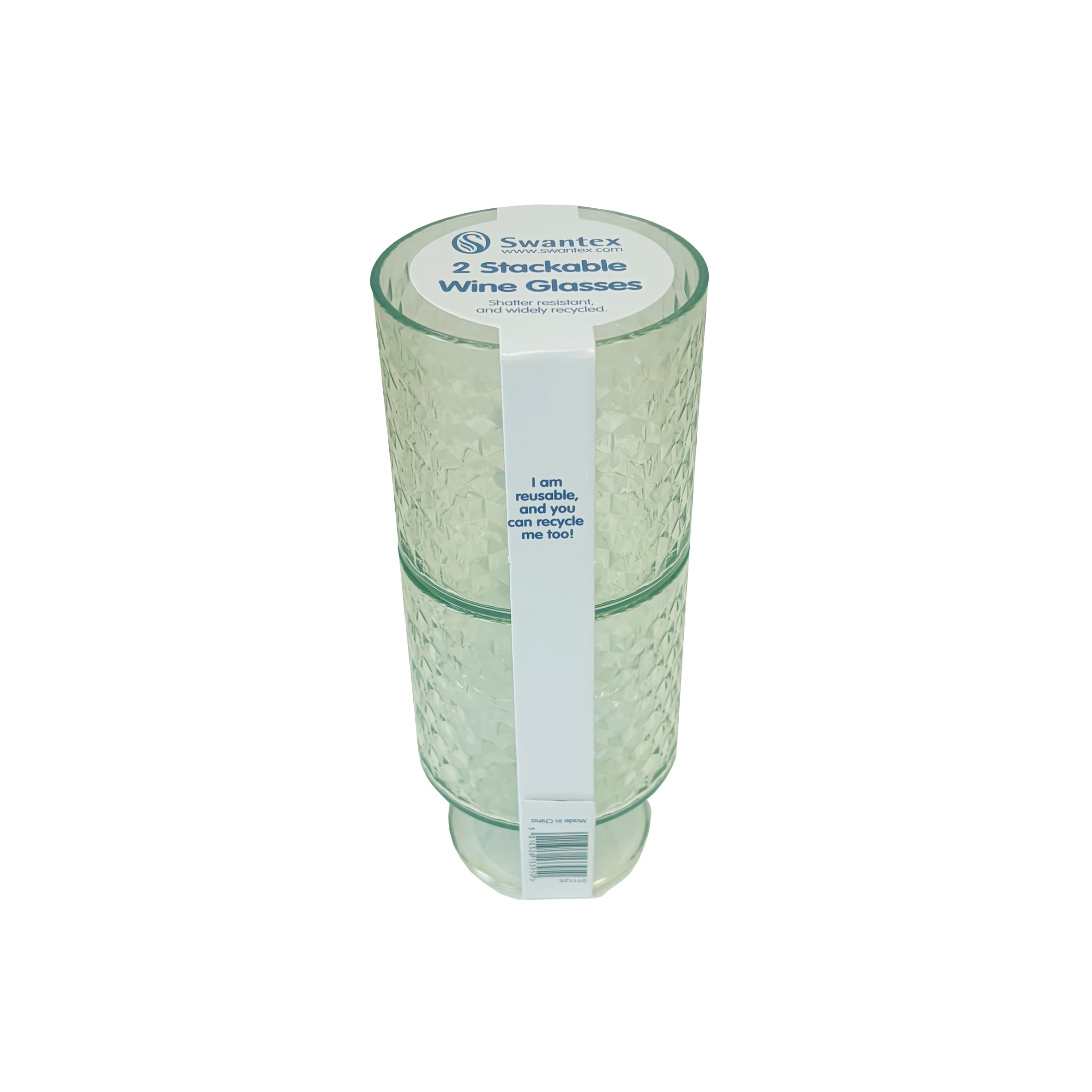 Swantex Stackable Wine Glass 2 Pack