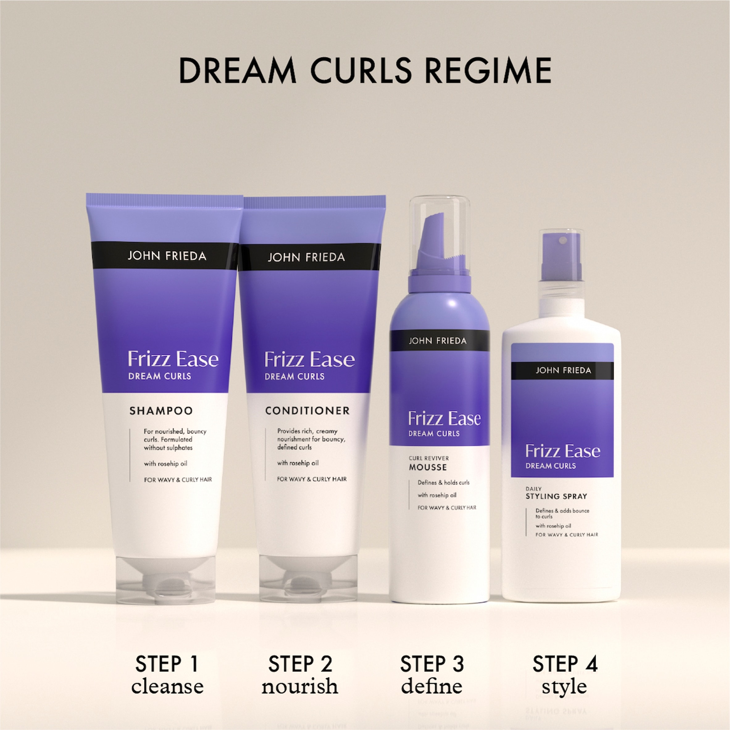 John Frieda Frizz Ease Dream Curls Curl Shampoo 250ml thumbnail 5