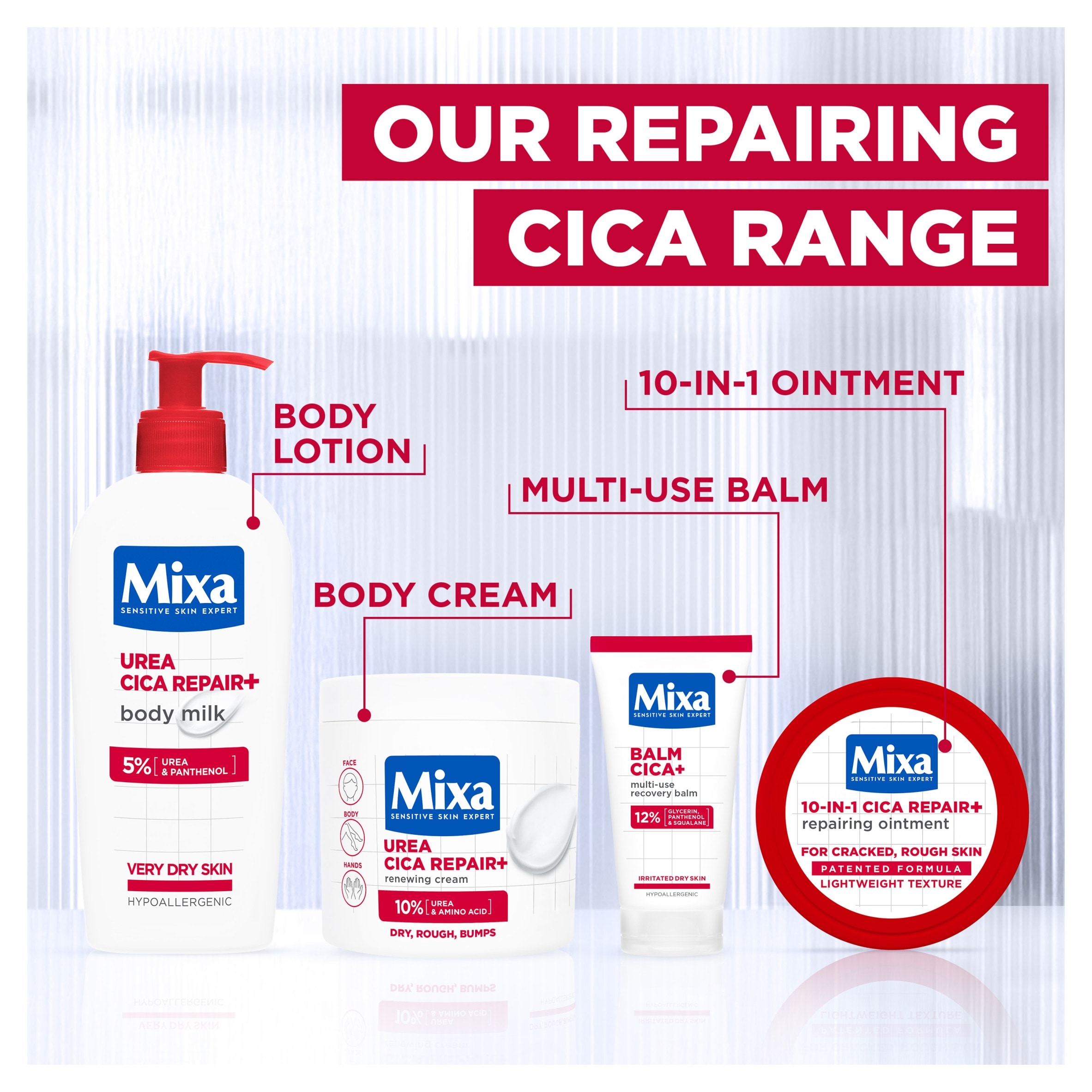 Mixa 10 in 1 Cica Repair Repairing ointment 150ml thumbnail 5