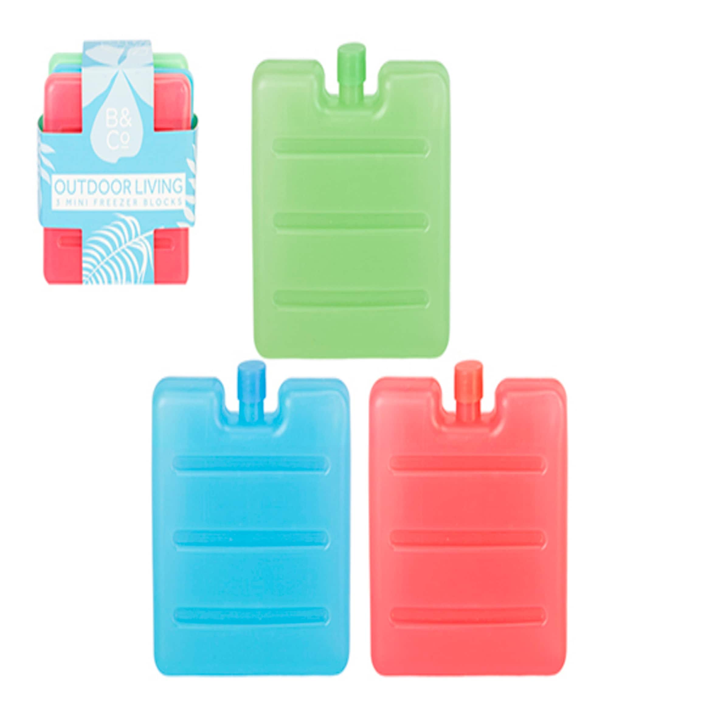 B&Co Outdoor Living Mini Picnic Freezer Blocks 3 Pack