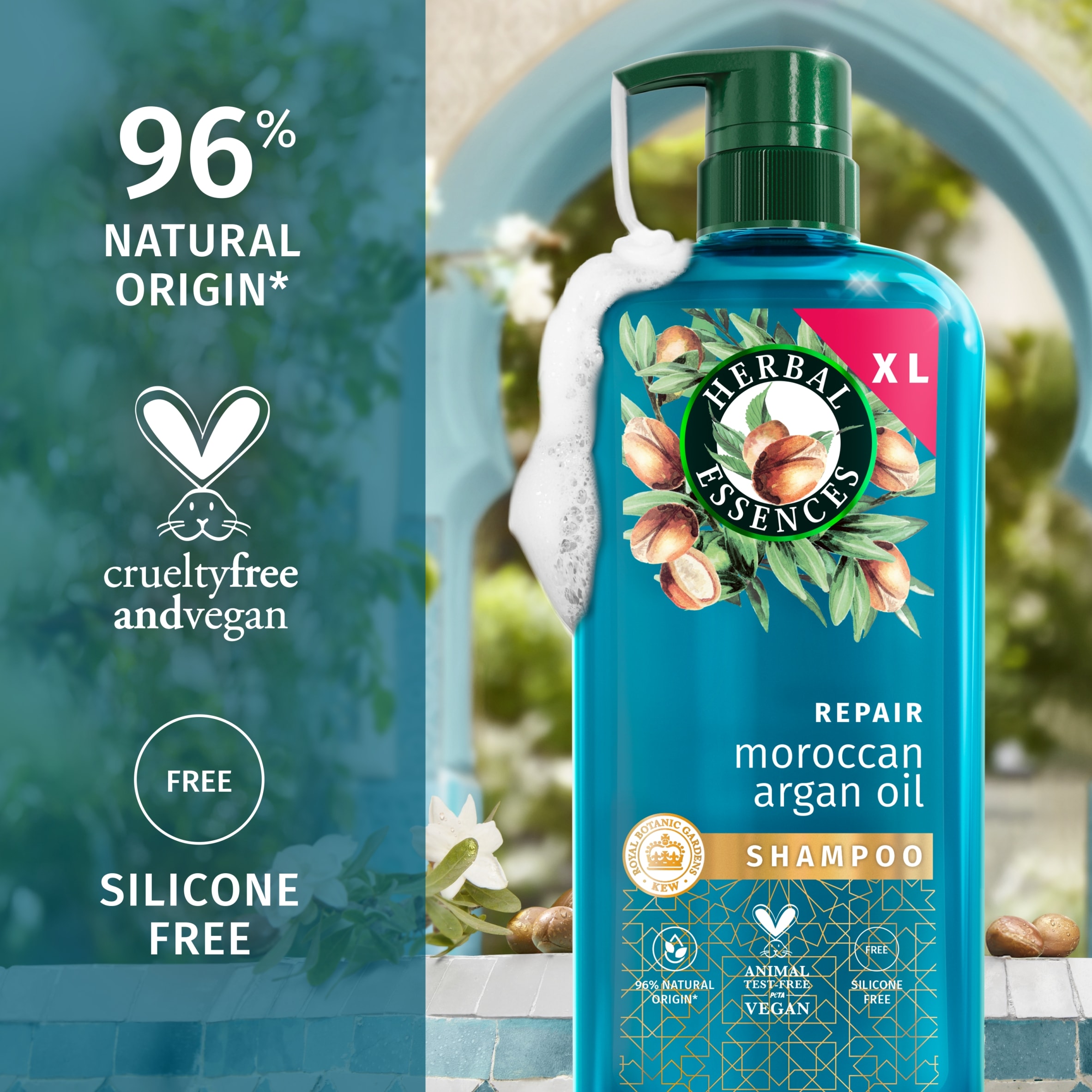 Herbal Essences XL Repair Moroccan Argan Oil Shampoo 650ML thumbnail 5