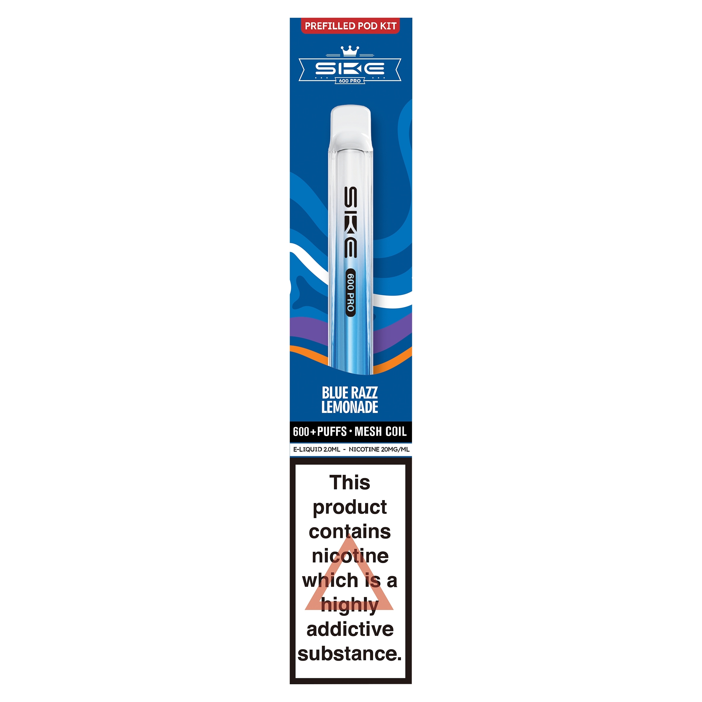 SKE 600 Pro Blue Razz Lemonade Prefilled Pod Kit