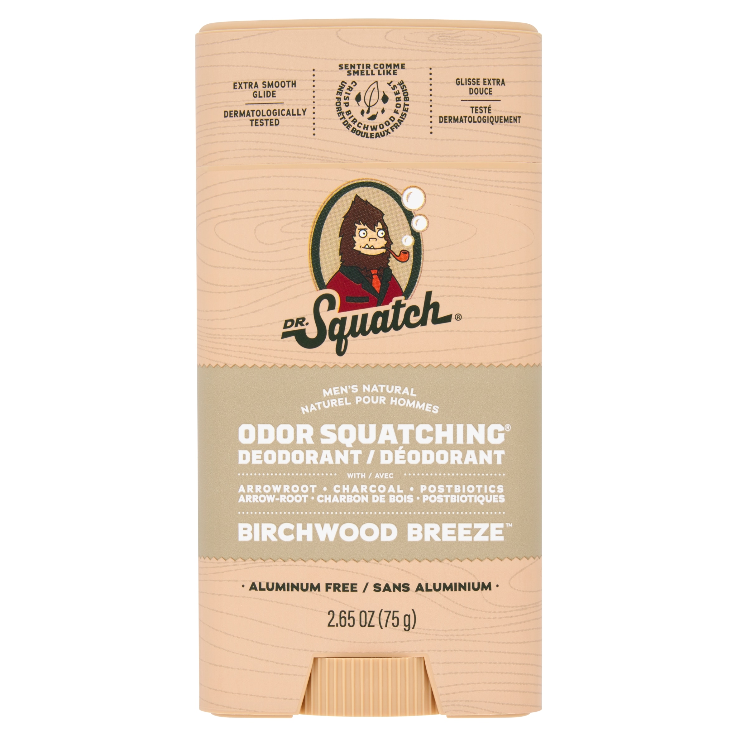 DR. Squatch Natural Stick Deodorant Birchwood Breeze 75g