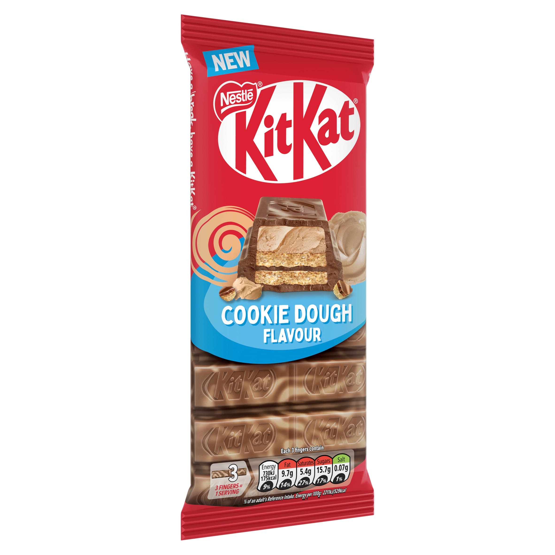 KitKat Cookie Dough Flavour Chocolate Sharing Bar 99g thumbnail 2