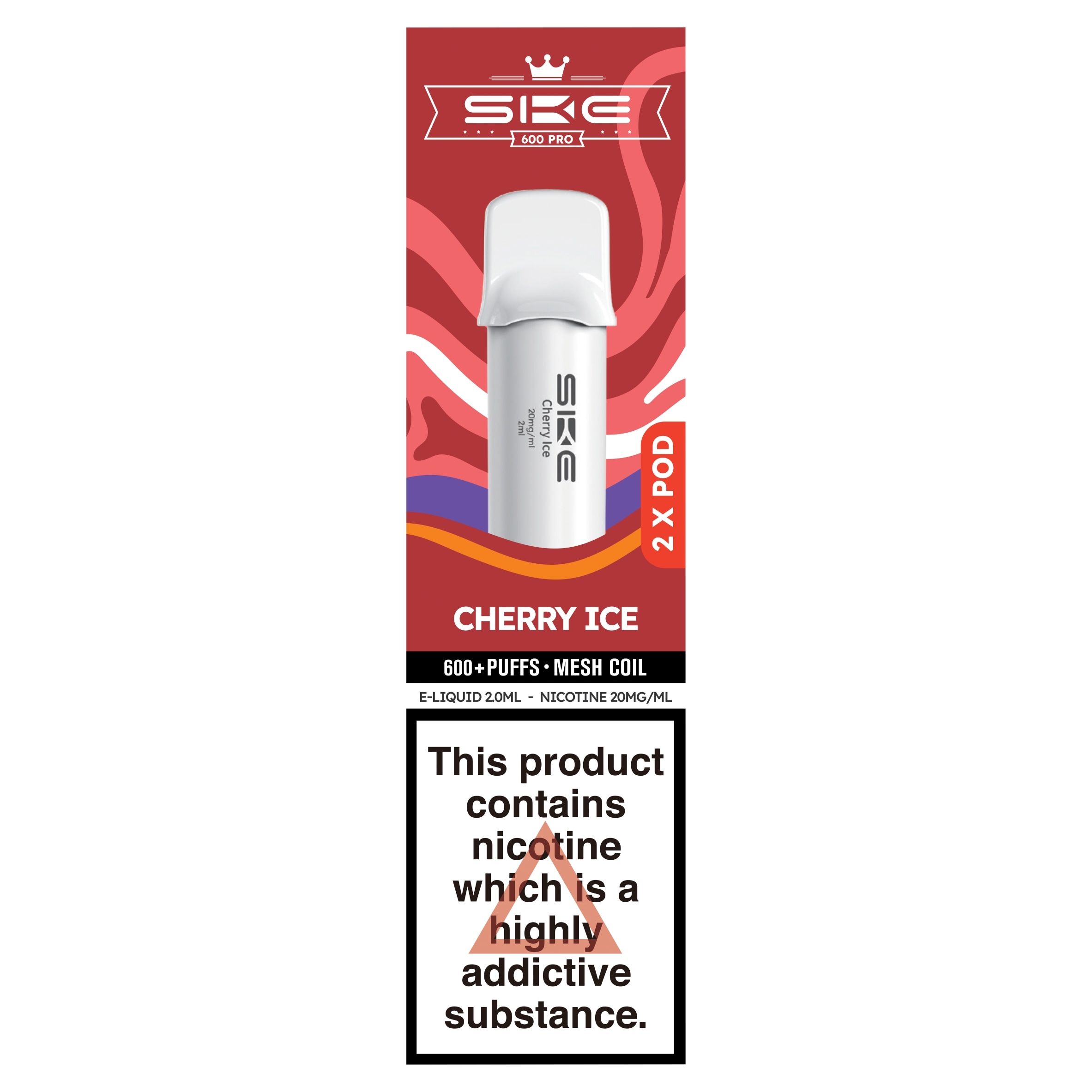 SKE 600 Pro 2 Cherry Ice Pod