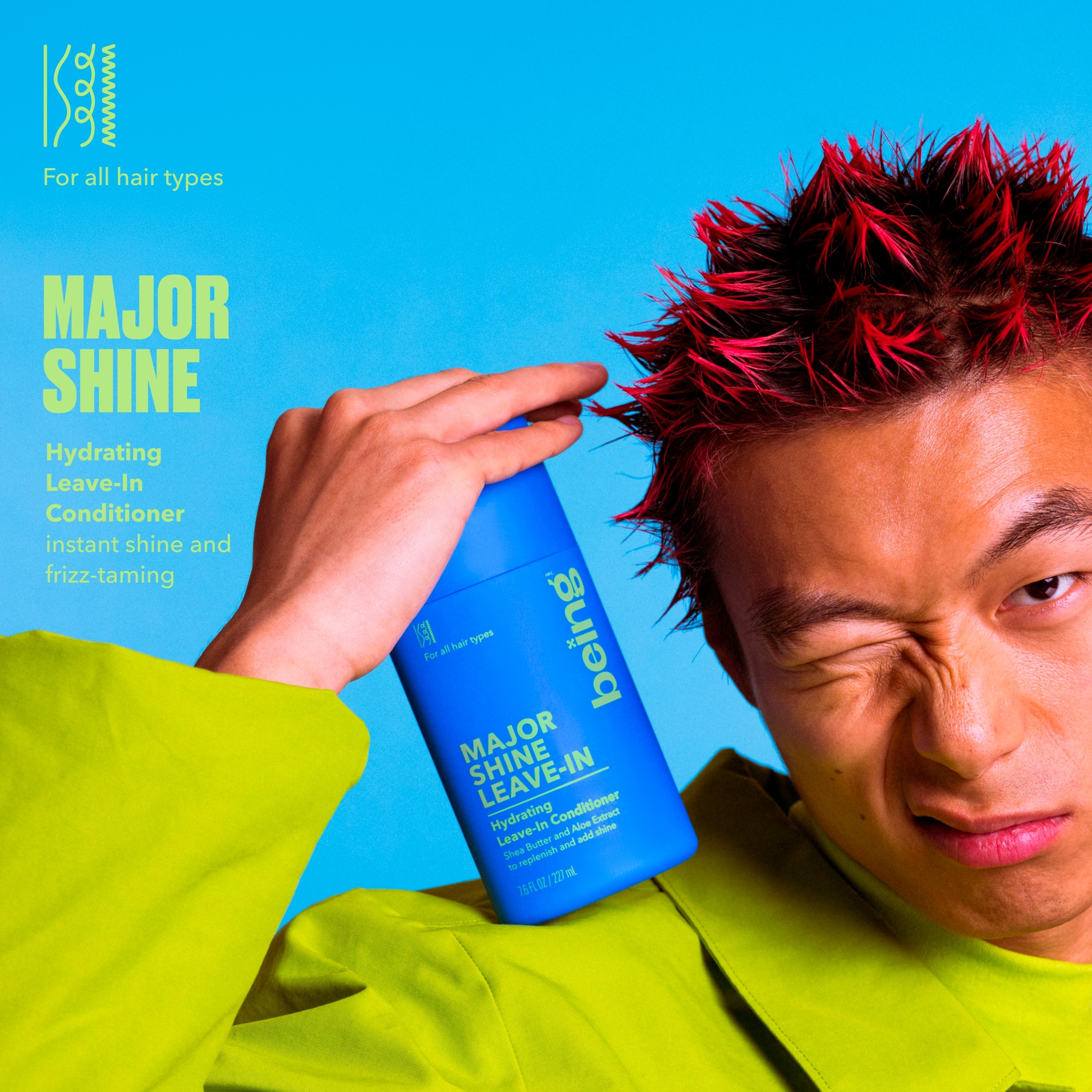 BEING MAJOR SHINE LEAVE IN CONDITIONER 227ML thumbnail 3