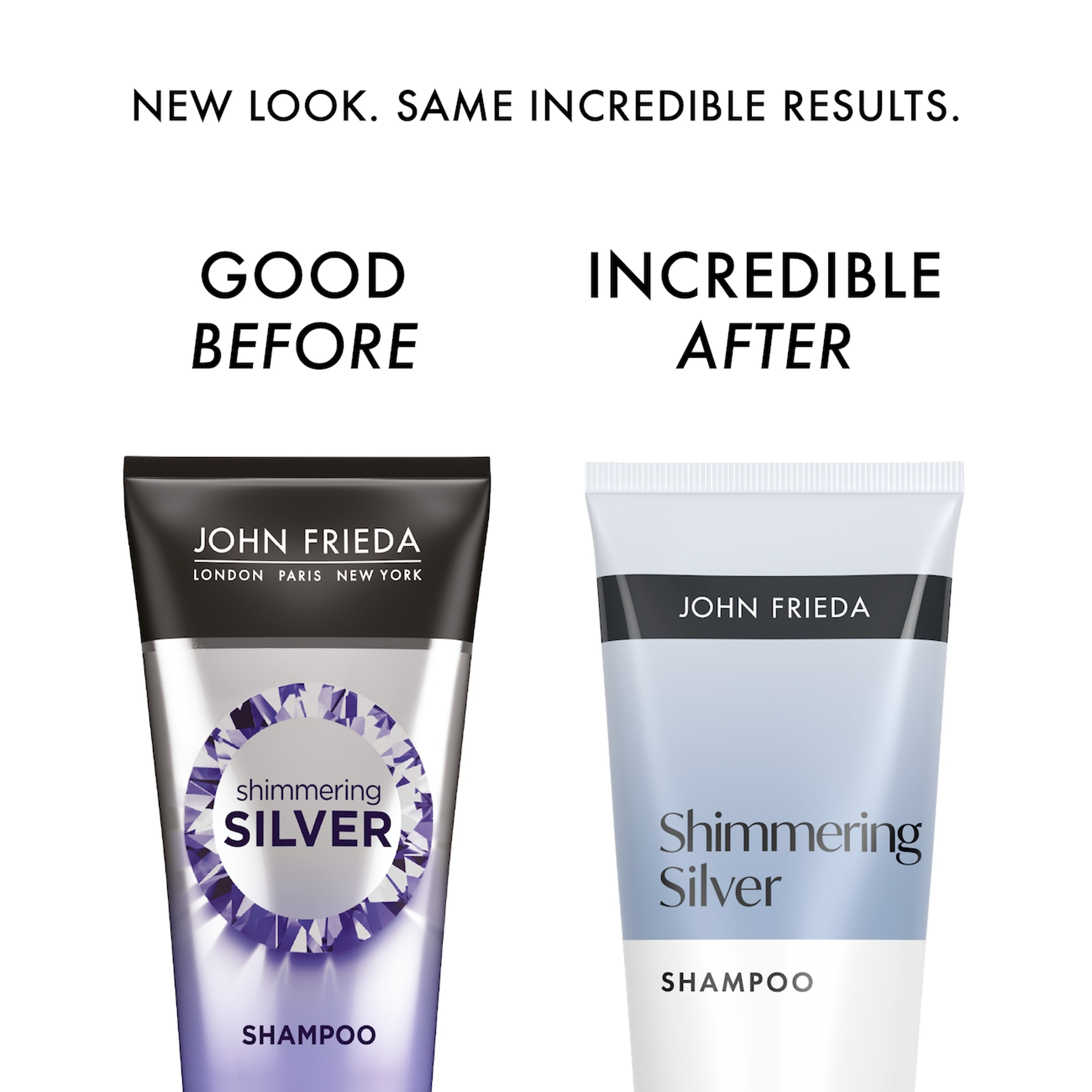 John Frieda Shimmering Silver Shampoo 250ml thumbnail 2