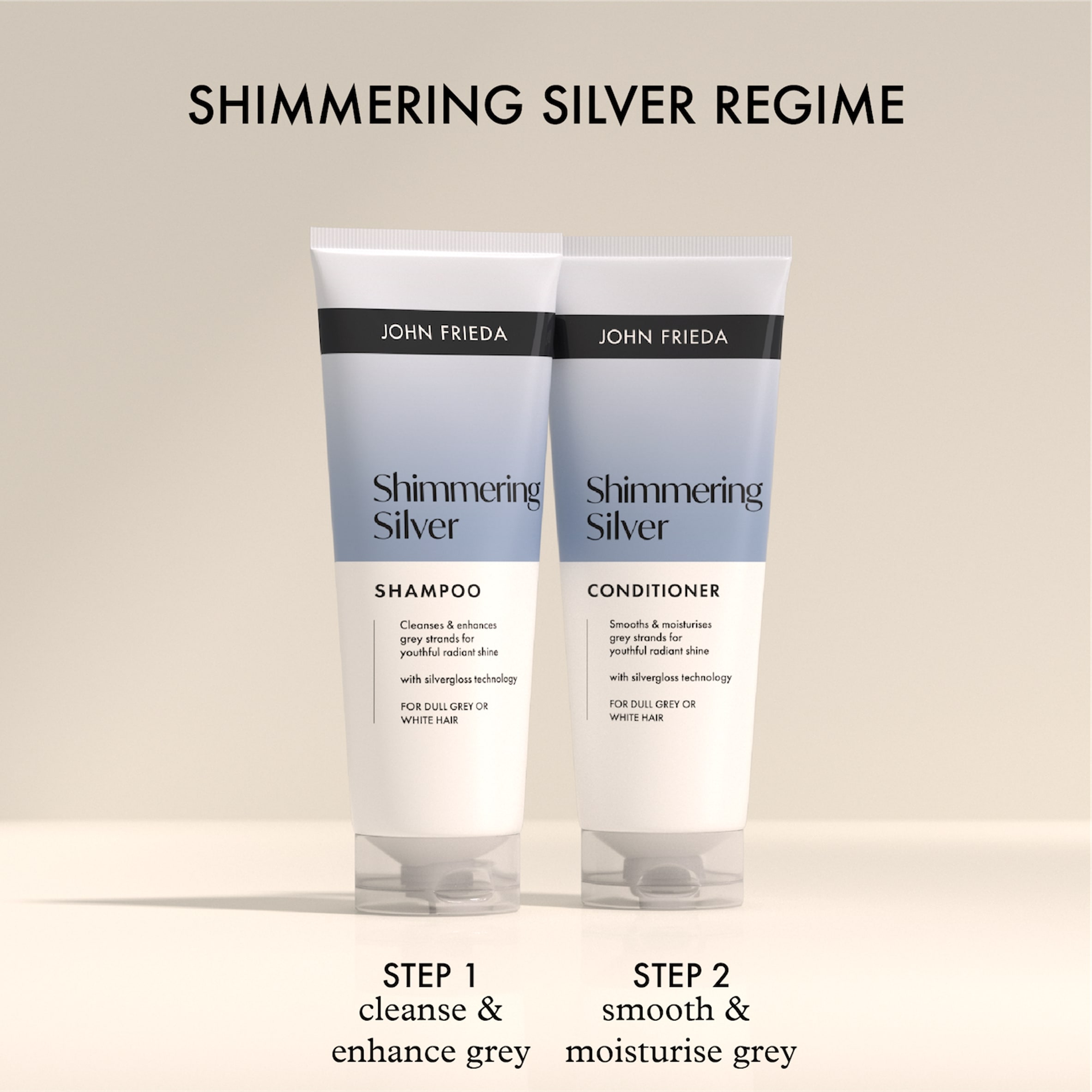 John Frieda Shimmering Silver Shampoo 250ml thumbnail 5