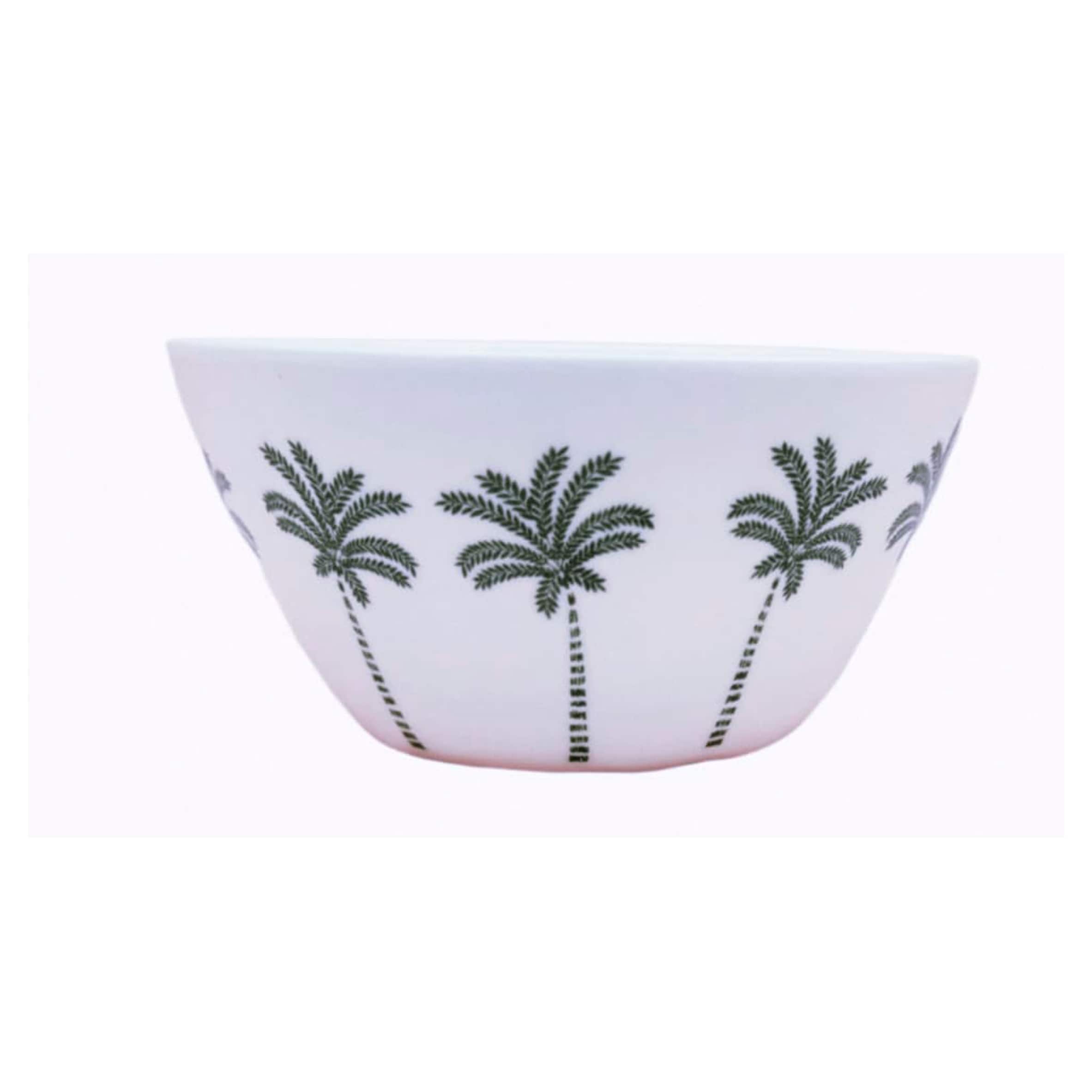 F&F Home palm tree small bowl