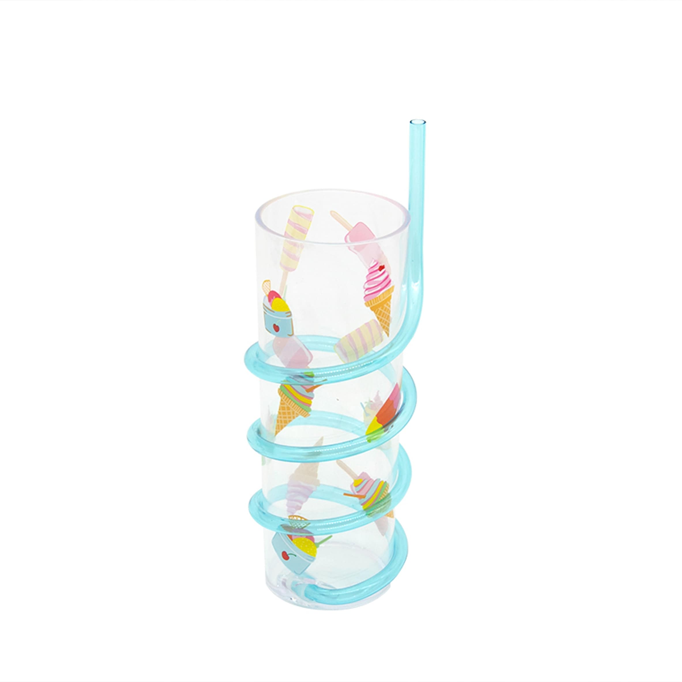 F&F Home Ice Lolly Swirly Straw Cup
