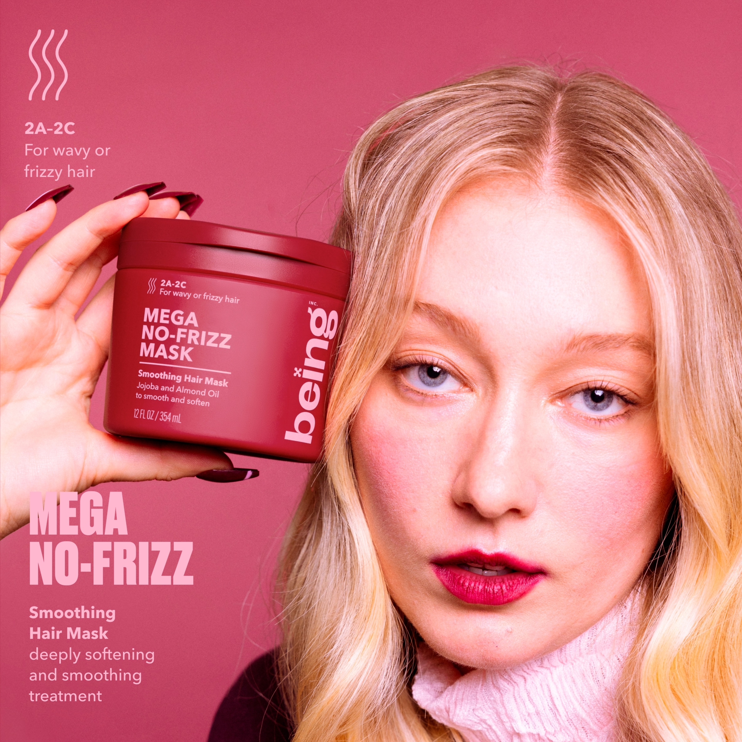 BEING MEGA NO FRIZZ HAIR MASK 354ML thumbnail 3