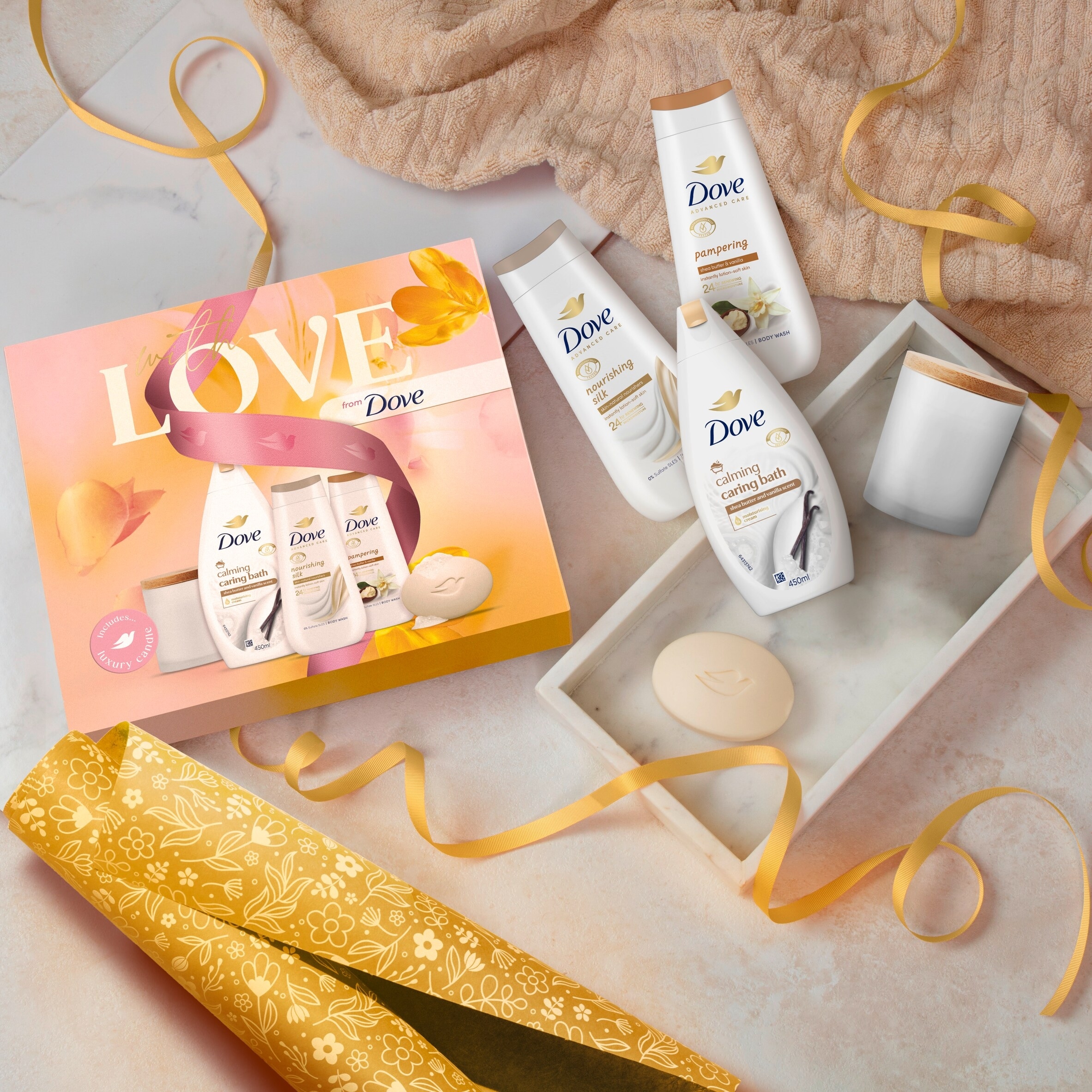 Dove With Love Pampering Body Wash Complete Collection thumbnail 5
