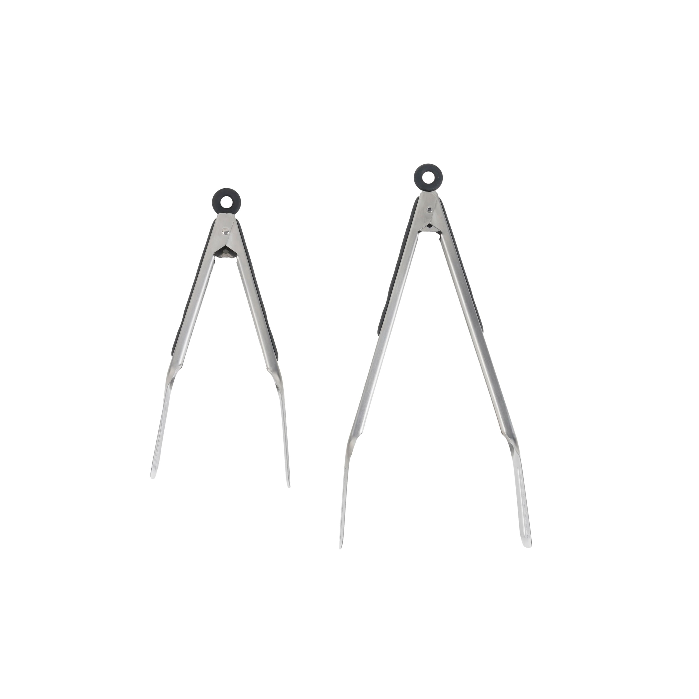 Bakers Secret Black Stainless Steel Tongs 2 Pack thumbnail 2